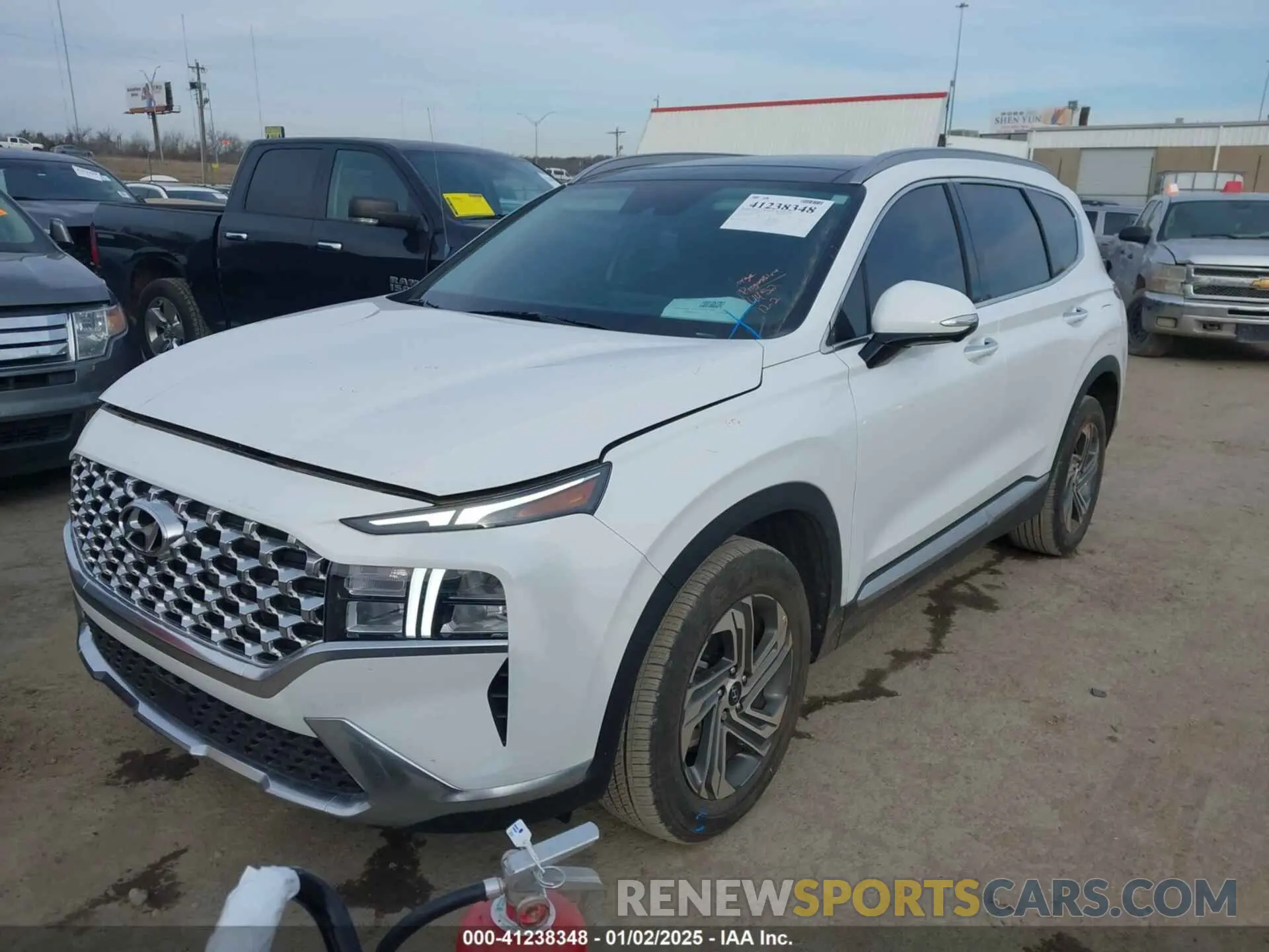 2 Photograph of a damaged car 5NMS34AJ6PH632185 HYUNDAI SANTA FE 2023