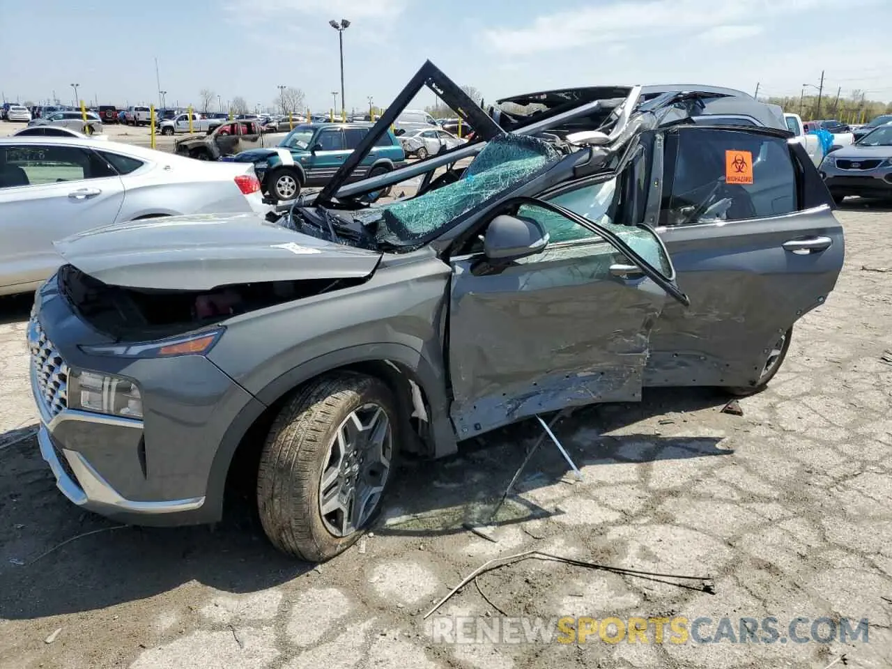 1 Photograph of a damaged car 5NMS3DA14PH011799 HYUNDAI SANTA FE 2023