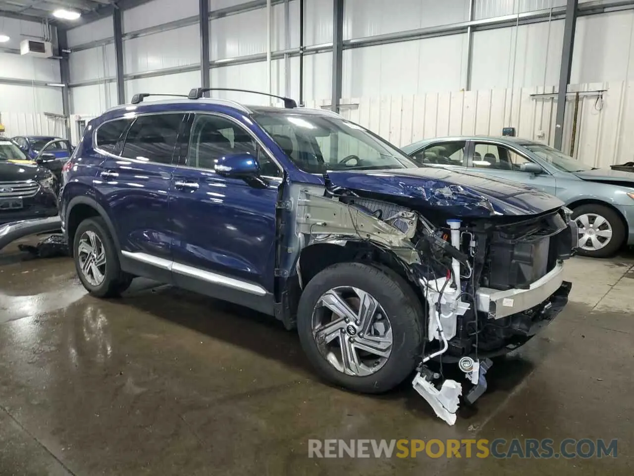 4 Photograph of a damaged car 5NMS3DAJ1PH501309 HYUNDAI SANTA FE 2023