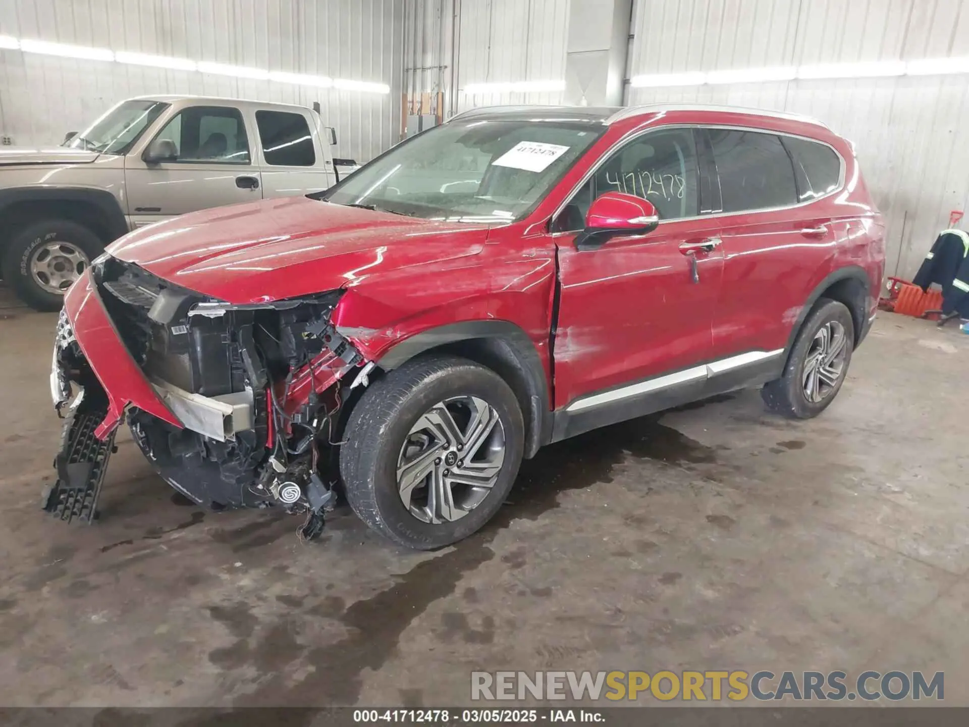 2 Photograph of a damaged car 5NMS3DAJ1PH563678 HYUNDAI SANTA FE 2023