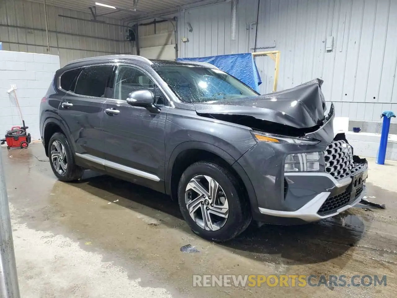 4 Photograph of a damaged car 5NMS3DAJ1PH622339 HYUNDAI SANTA FE 2023