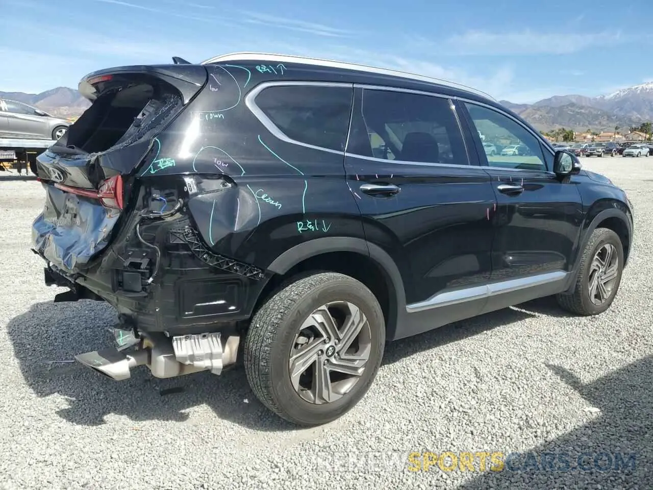 3 Photograph of a damaged car 5NMS3DAJ3PH504843 HYUNDAI SANTA FE 2023