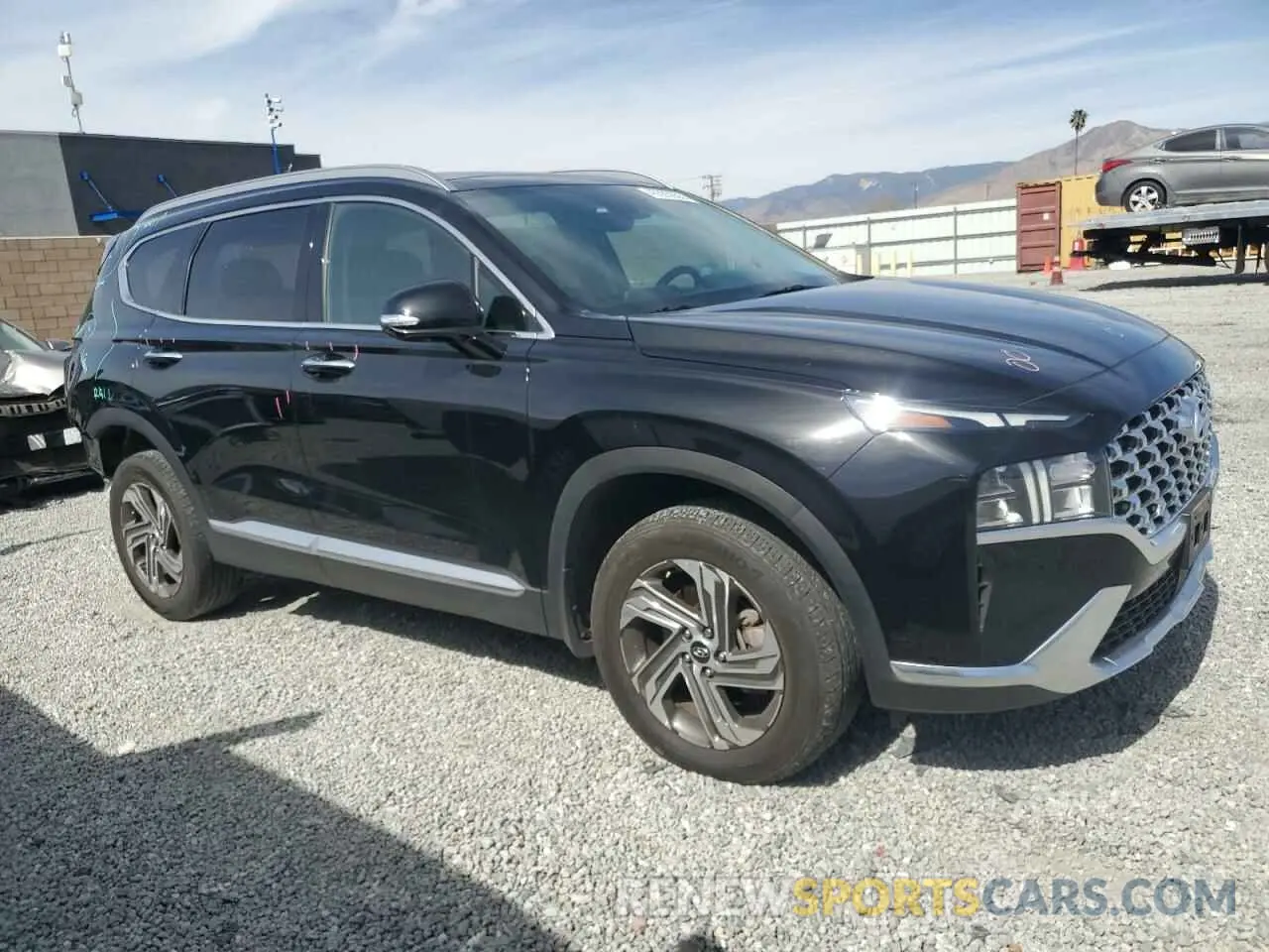 4 Photograph of a damaged car 5NMS3DAJ3PH504843 HYUNDAI SANTA FE 2023