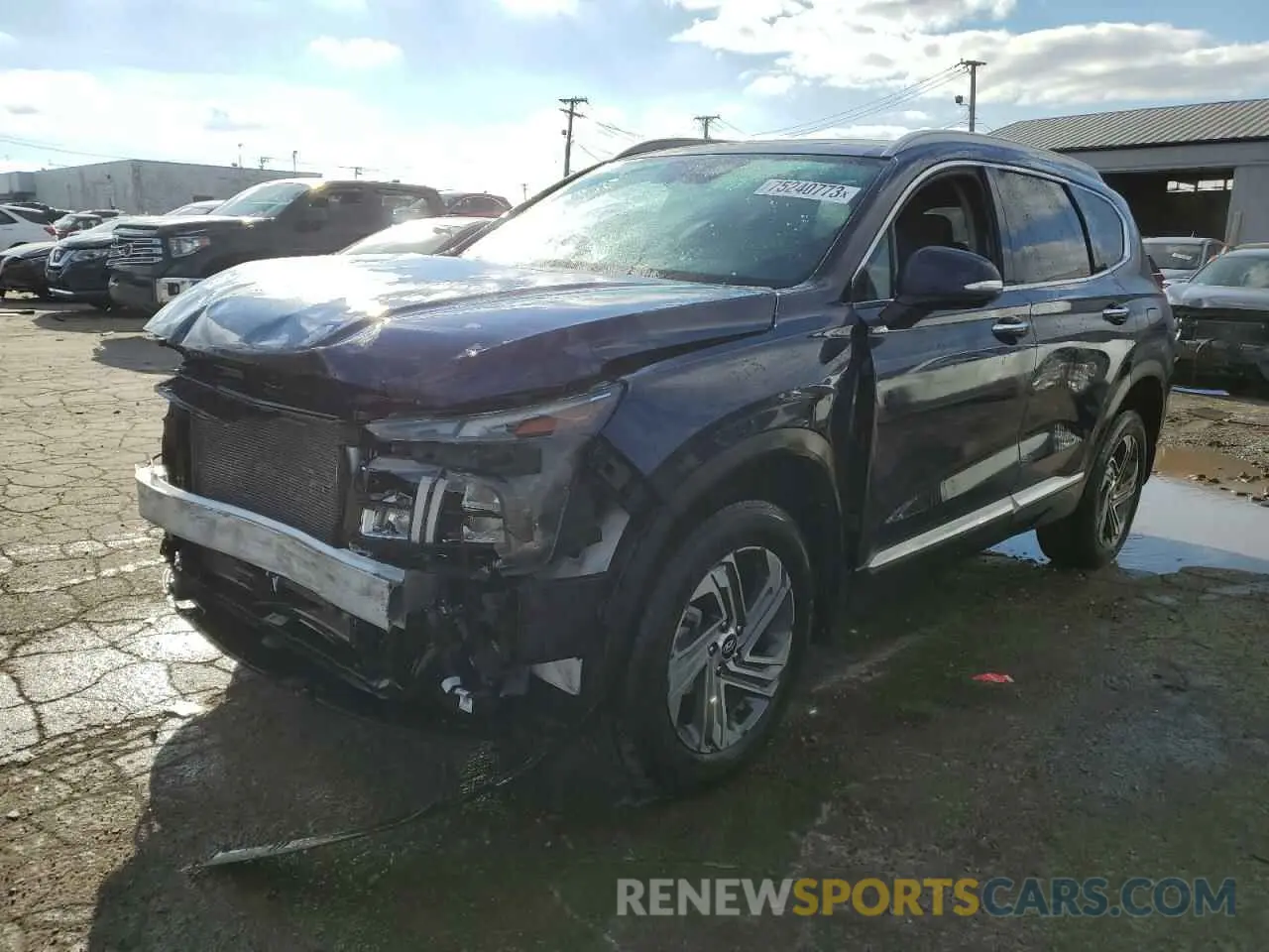 1 Photograph of a damaged car 5NMS3DAJ3PH563004 HYUNDAI SANTA FE 2023