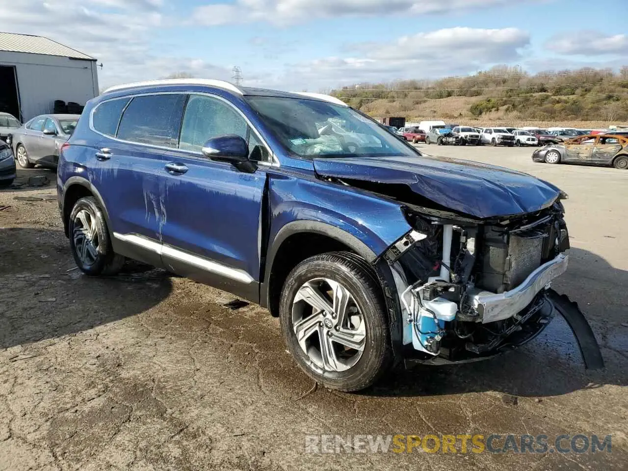 4 Photograph of a damaged car 5NMS3DAJ3PH563004 HYUNDAI SANTA FE 2023