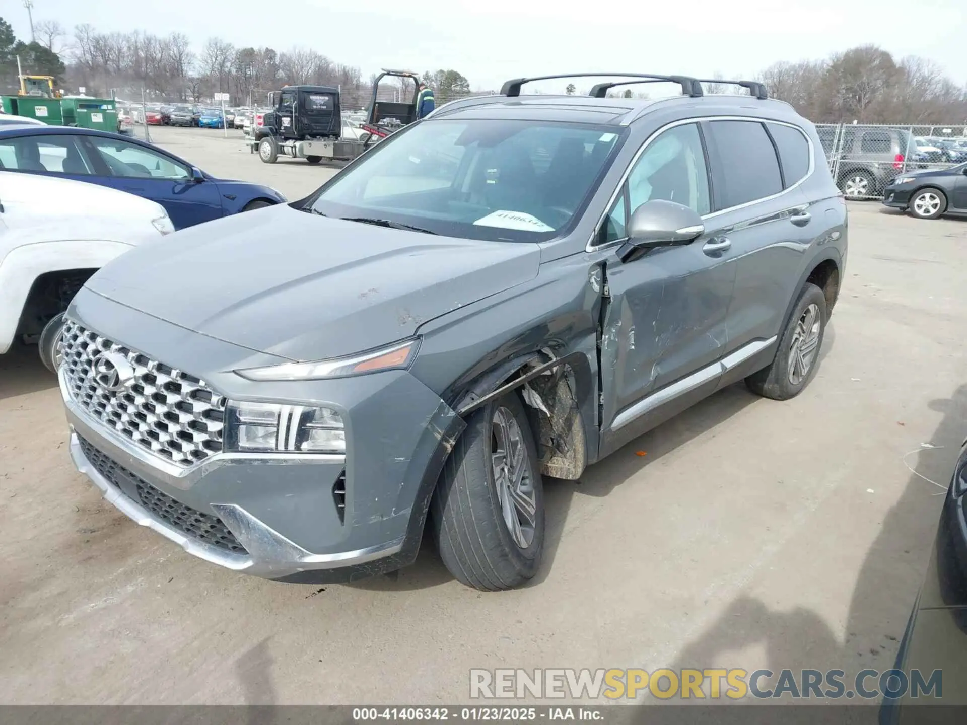 2 Photograph of a damaged car 5NMS3DAJ4PH553792 HYUNDAI SANTA FE 2023