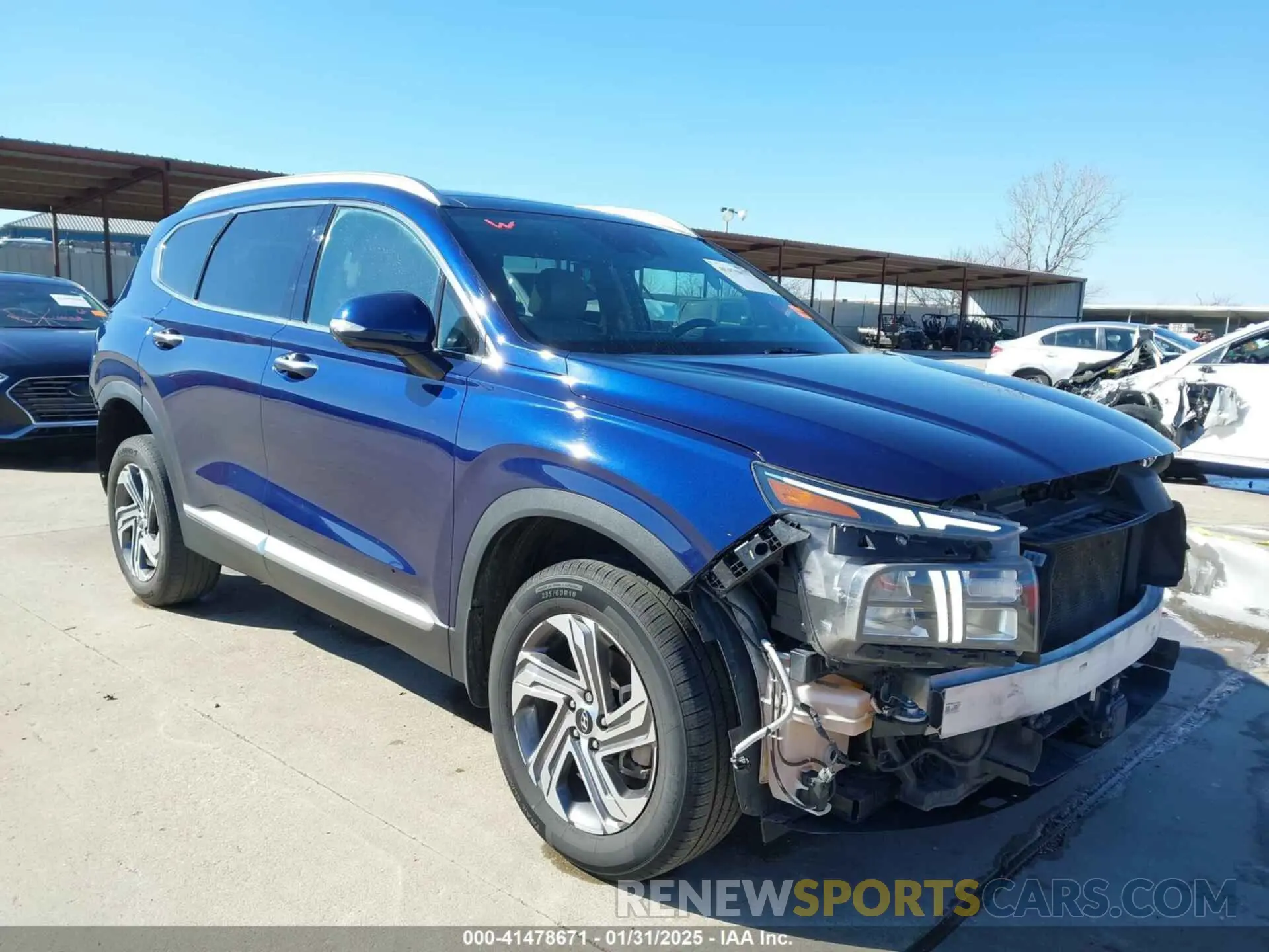 1 Photograph of a damaged car 5NMS3DAJ4PH579647 HYUNDAI SANTA FE 2023