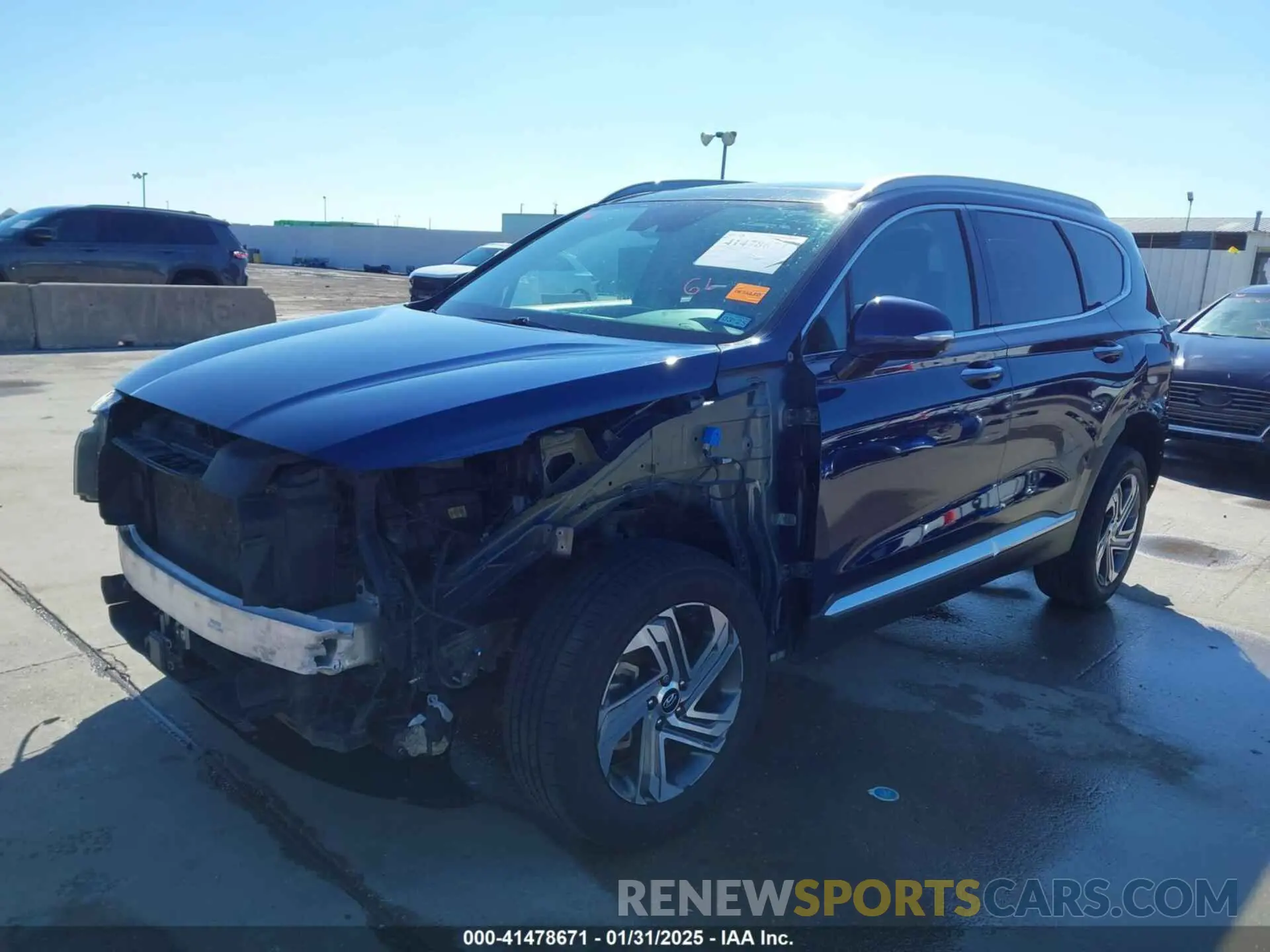2 Photograph of a damaged car 5NMS3DAJ4PH579647 HYUNDAI SANTA FE 2023