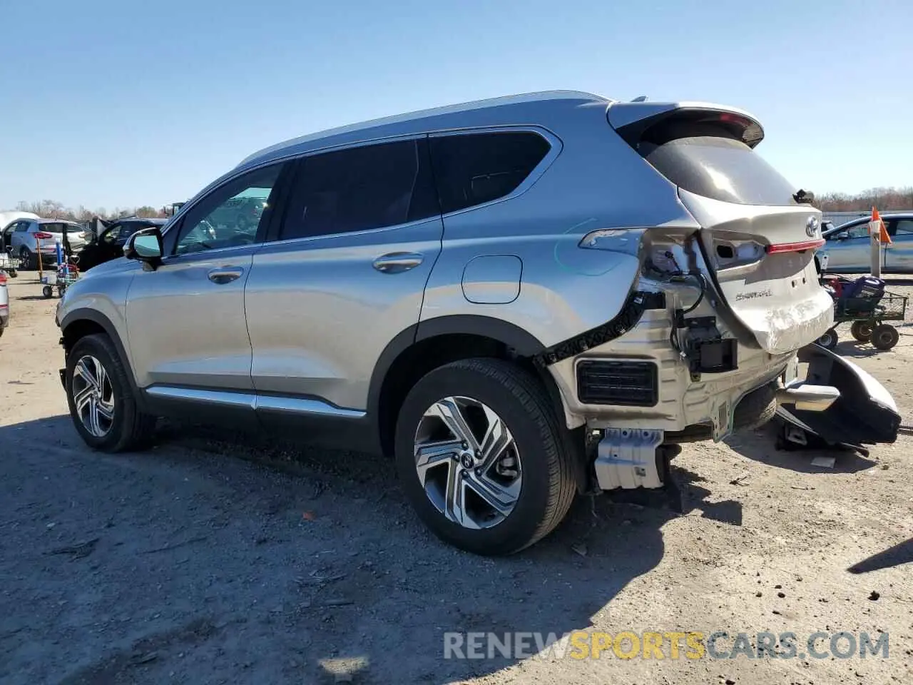 2 Photograph of a damaged car 5NMS3DAJ5PH606161 HYUNDAI SANTA FE 2023