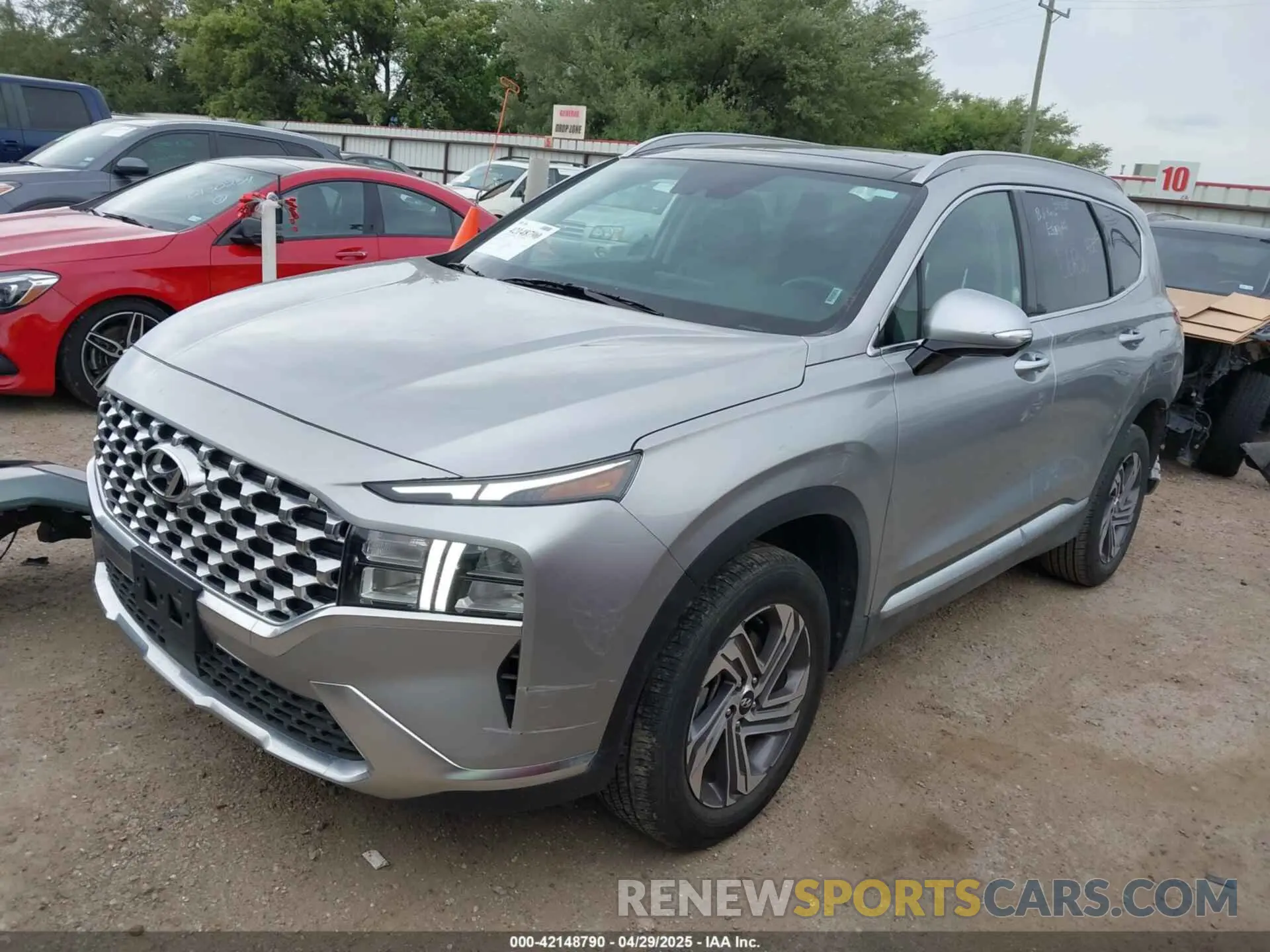 2 Photograph of a damaged car 5NMS3DAJ5PH638673 HYUNDAI SANTA FE 2023