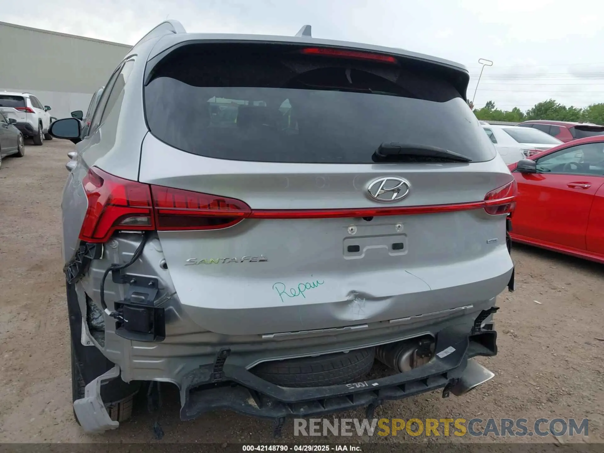 6 Photograph of a damaged car 5NMS3DAJ5PH638673 HYUNDAI SANTA FE 2023