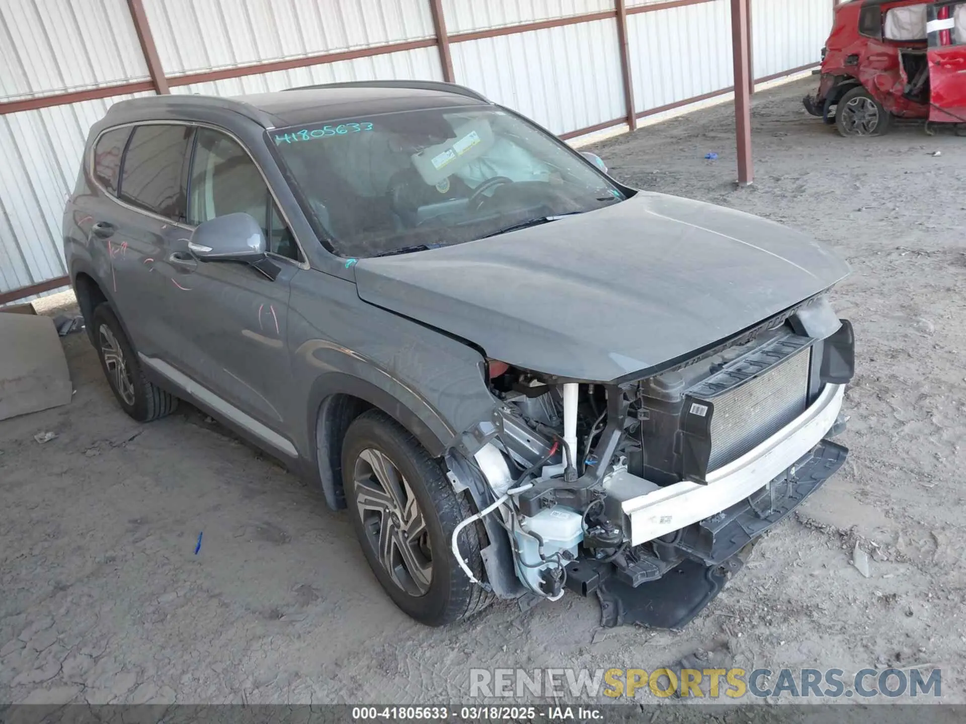 1 Photograph of a damaged car 5NMS3DAJ6PH534161 HYUNDAI SANTA FE 2023