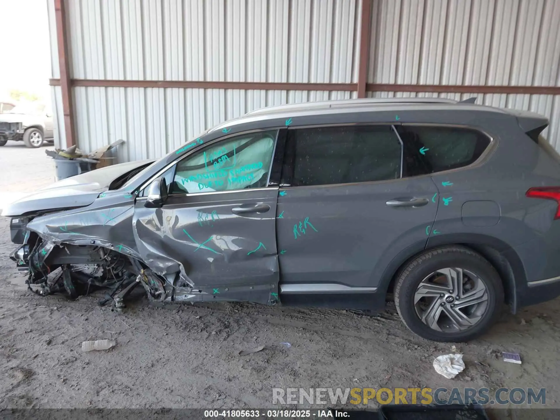 15 Photograph of a damaged car 5NMS3DAJ6PH534161 HYUNDAI SANTA FE 2023
