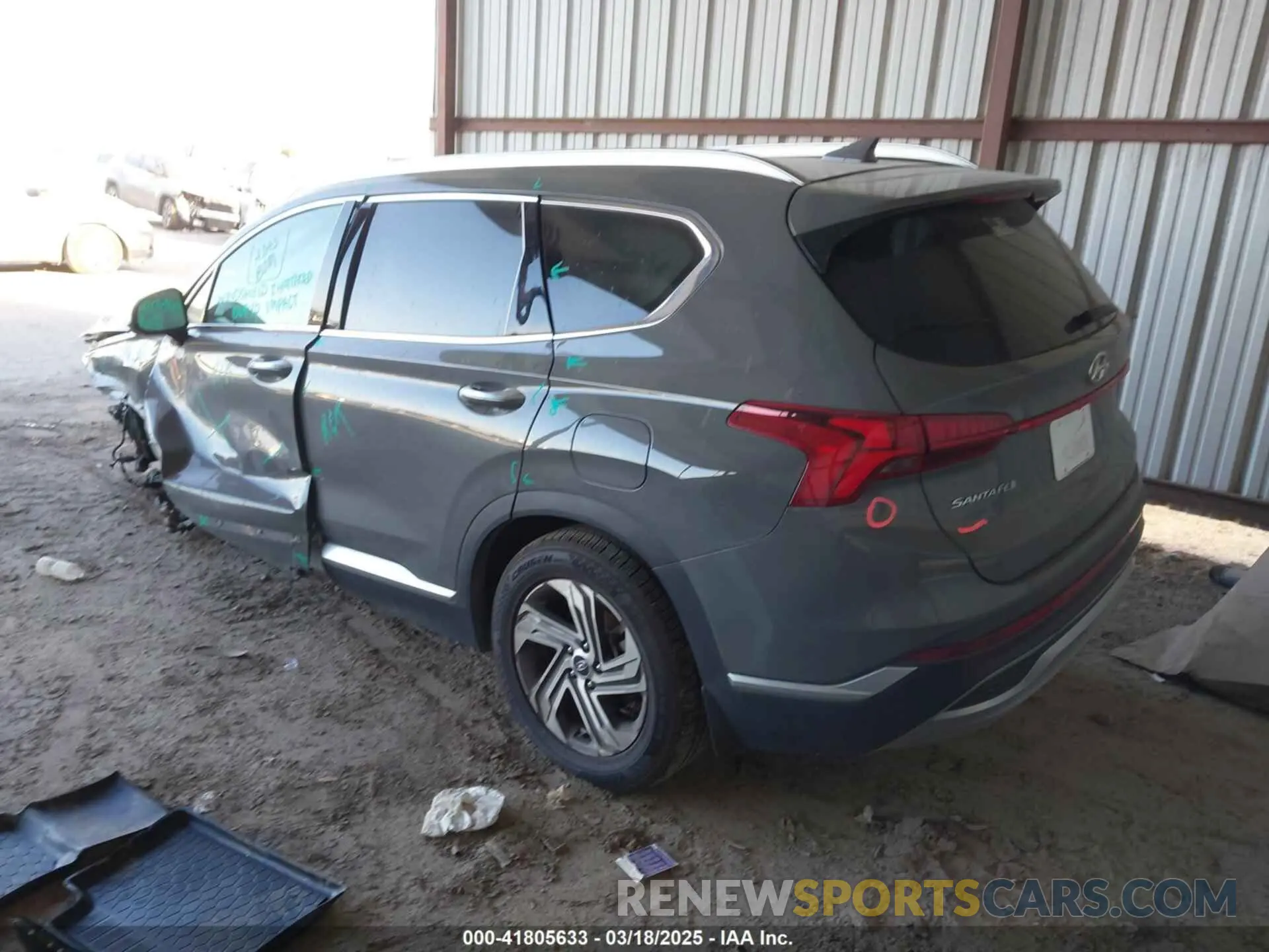 3 Photograph of a damaged car 5NMS3DAJ6PH534161 HYUNDAI SANTA FE 2023
