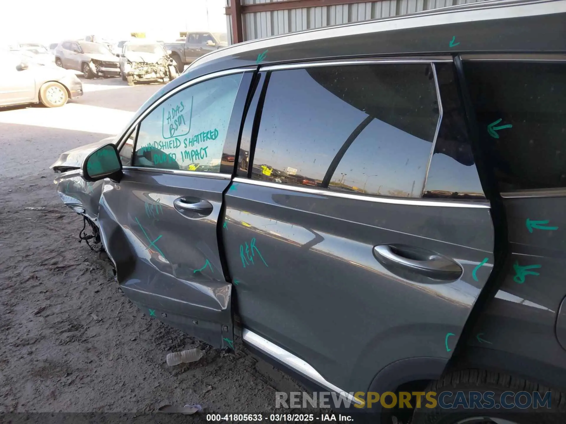 6 Photograph of a damaged car 5NMS3DAJ6PH534161 HYUNDAI SANTA FE 2023