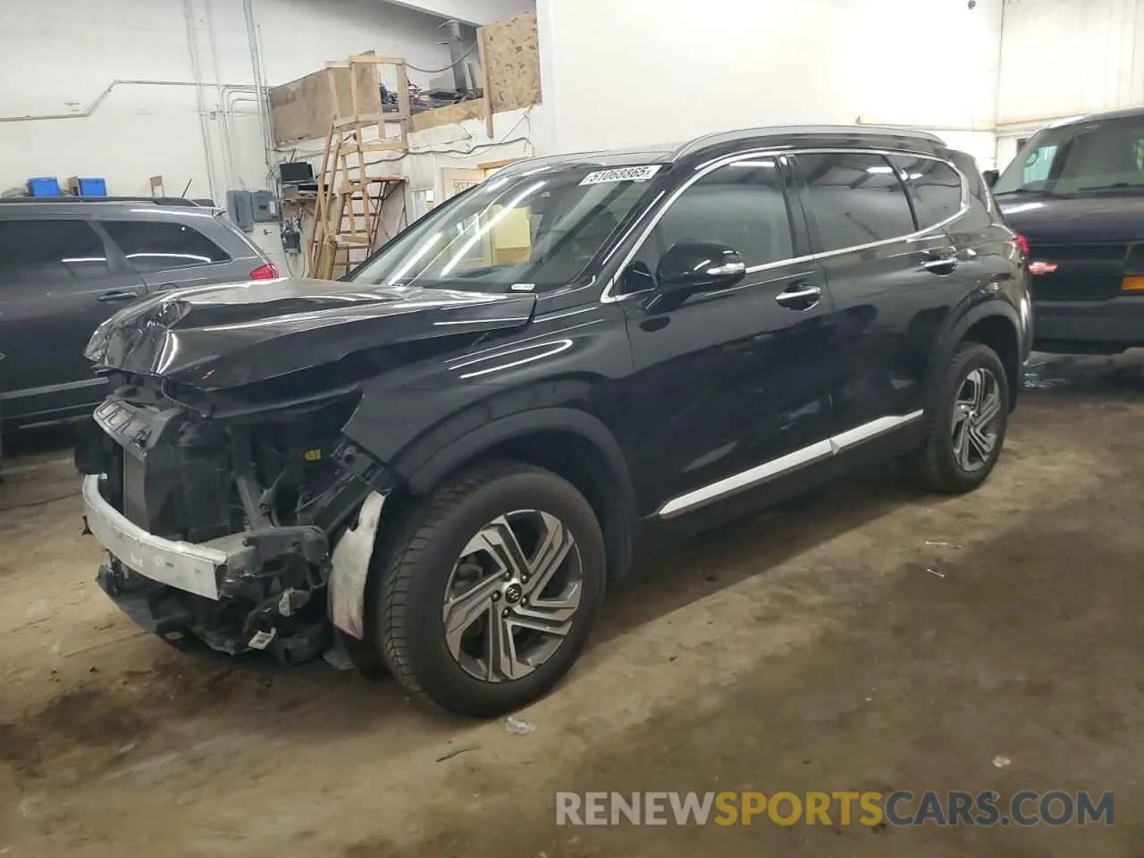 1 Photograph of a damaged car 5NMS3DAJ7PH501525 HYUNDAI SANTA FE 2023
