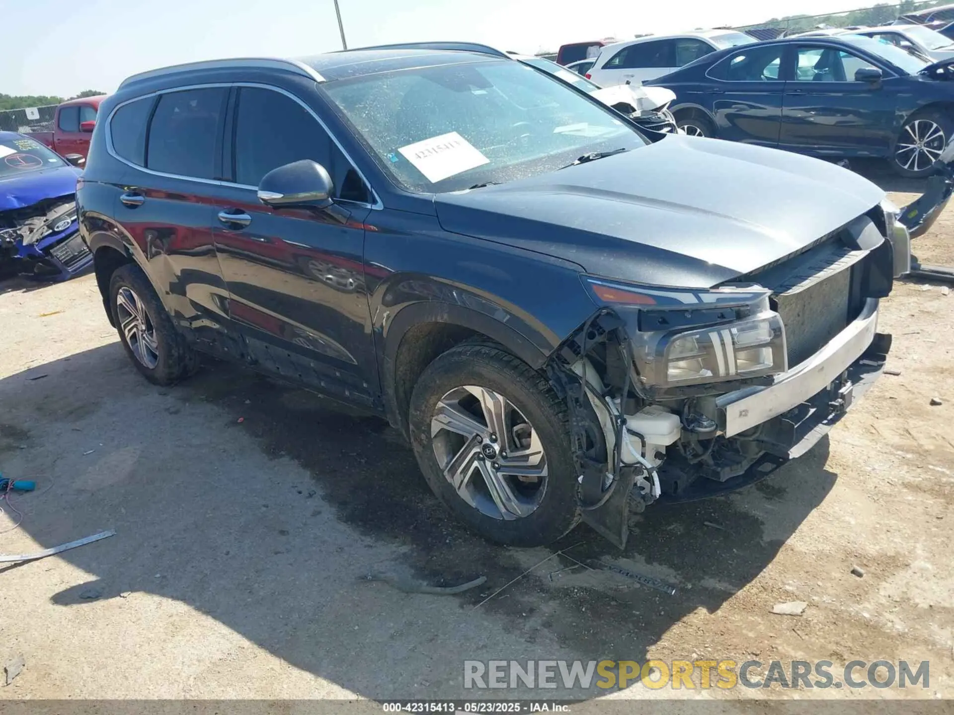 1 Photograph of a damaged car 5NMS3DAJ9PH651412 HYUNDAI SANTA FE 2023