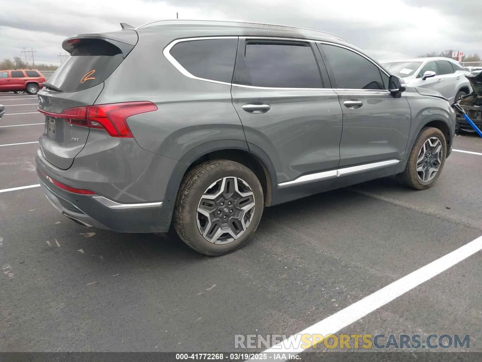 4 Photograph of a damaged car 5NMS44AL5PH486540 HYUNDAI SANTA FE 2023
