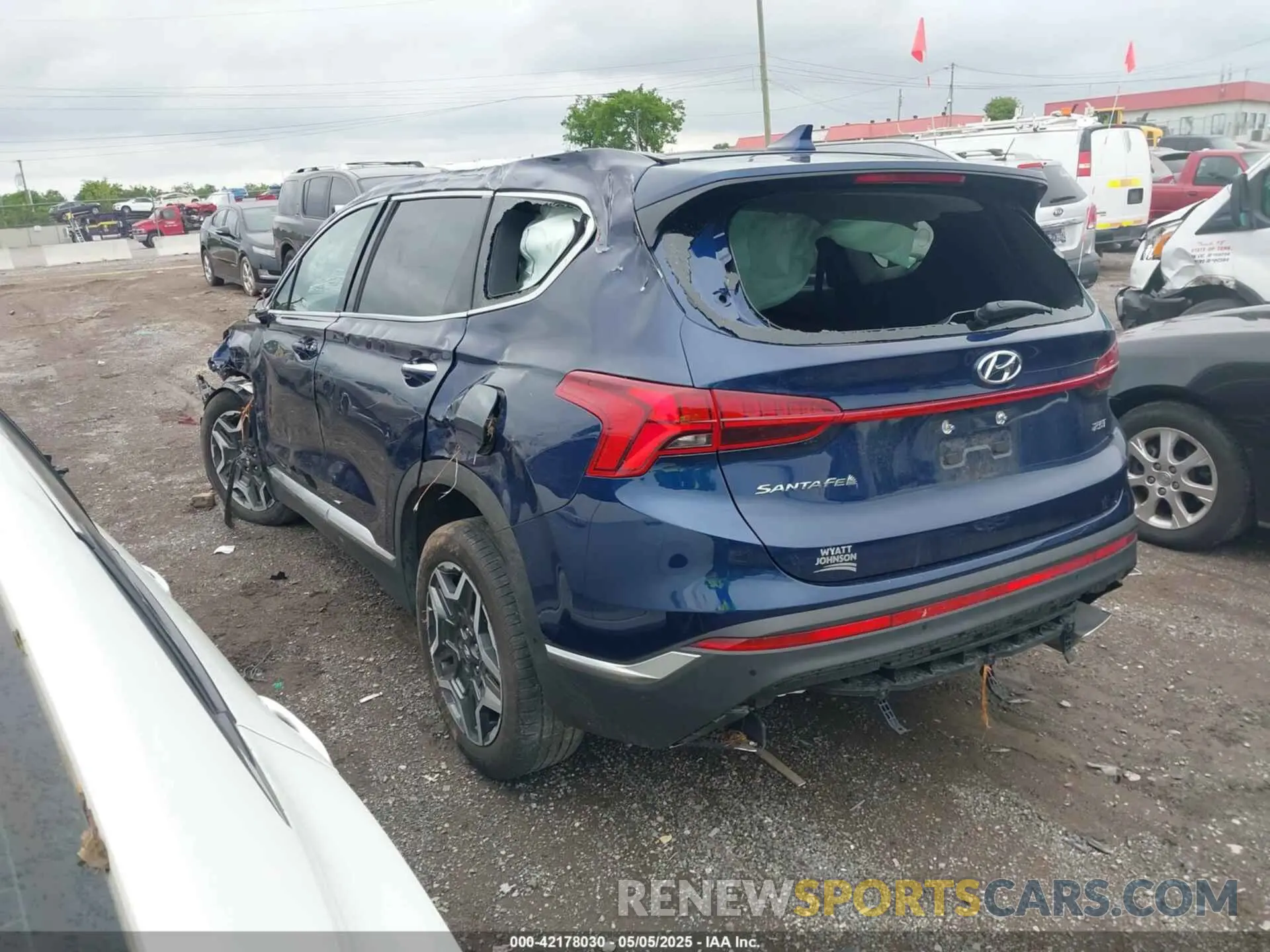 3 Photograph of a damaged car 5NMS44AL6PH594486 HYUNDAI SANTA FE 2023