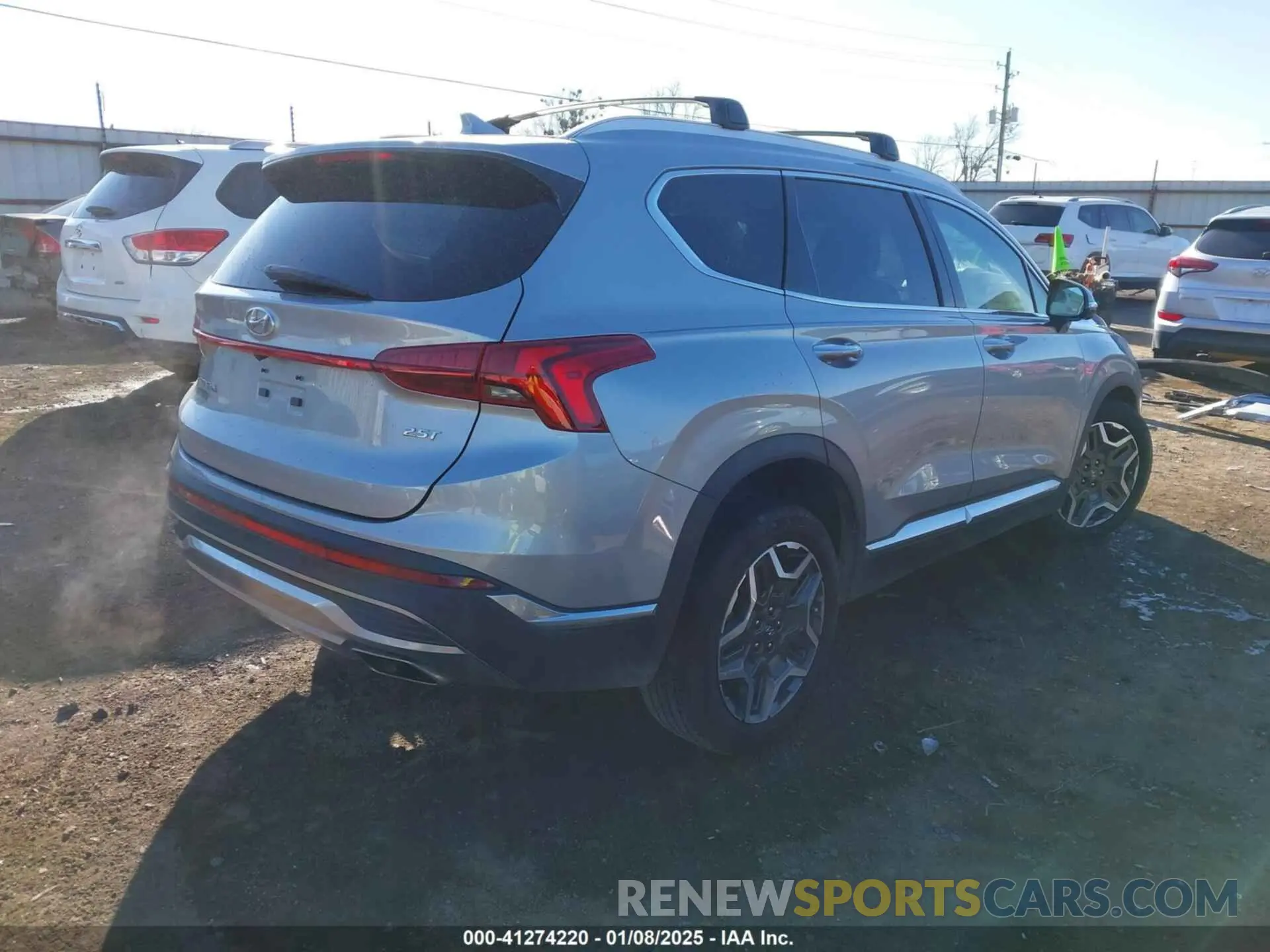 4 Photograph of a damaged car 5NMS44AL8PH547203 HYUNDAI SANTA FE 2023