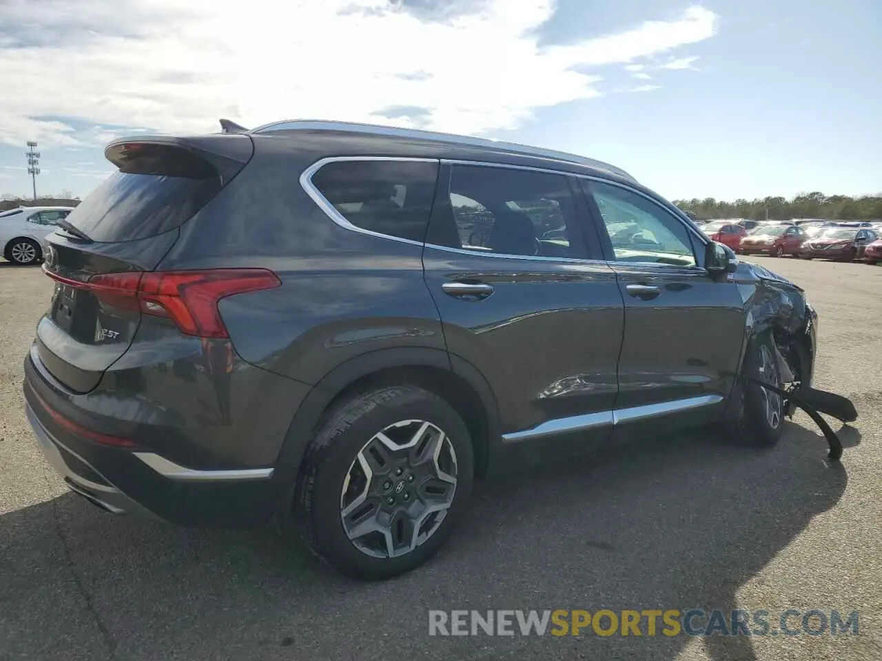 3 Photograph of a damaged car 5NMS44AL9PH540082 HYUNDAI SANTA FE 2023