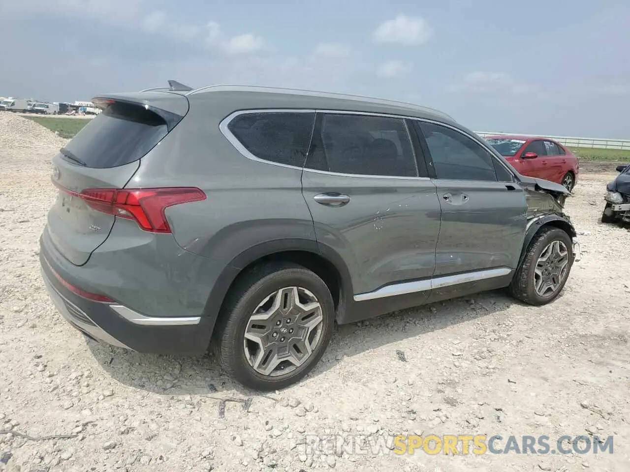 3 Photograph of a damaged car 5NMS44AL9PH568500 HYUNDAI SANTA FE 2023