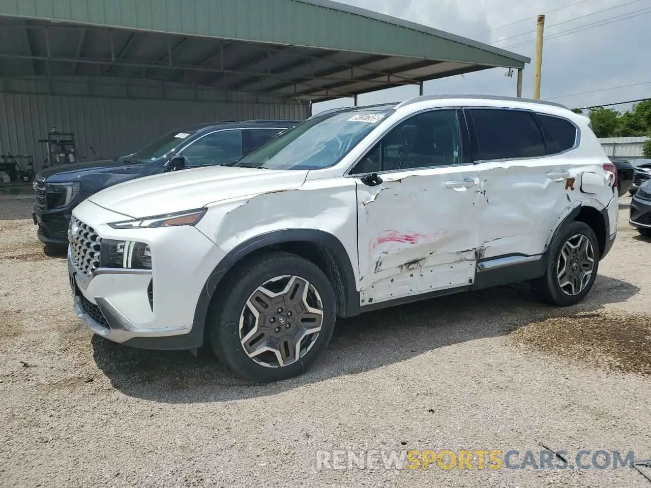 1 Photograph of a damaged car 5NMS4DAL2PH517081 HYUNDAI SANTA FE 2023