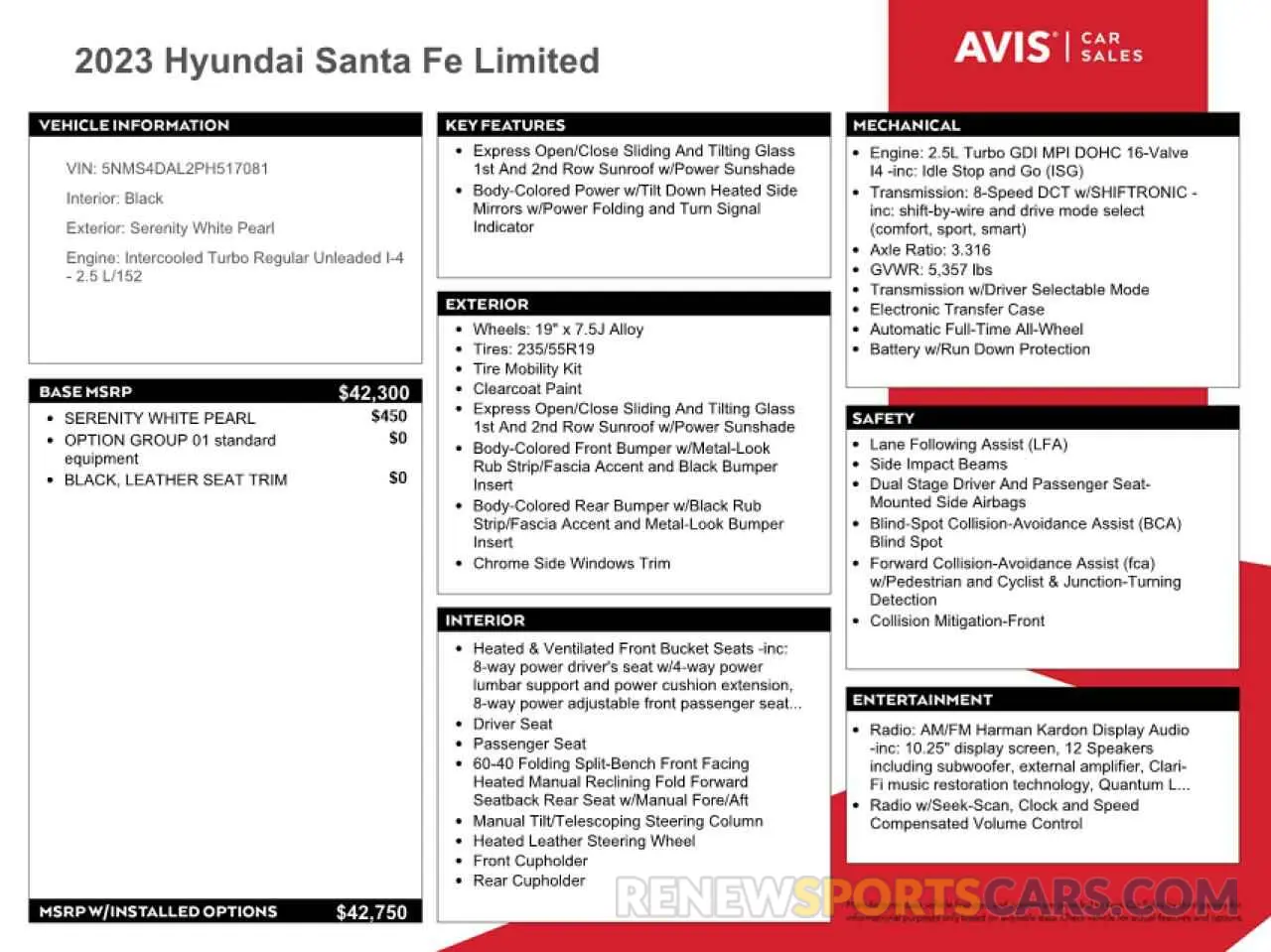 13 Photograph of a damaged car 5NMS4DAL2PH517081 HYUNDAI SANTA FE 2023