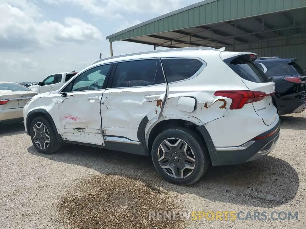 2 Photograph of a damaged car 5NMS4DAL2PH517081 HYUNDAI SANTA FE 2023