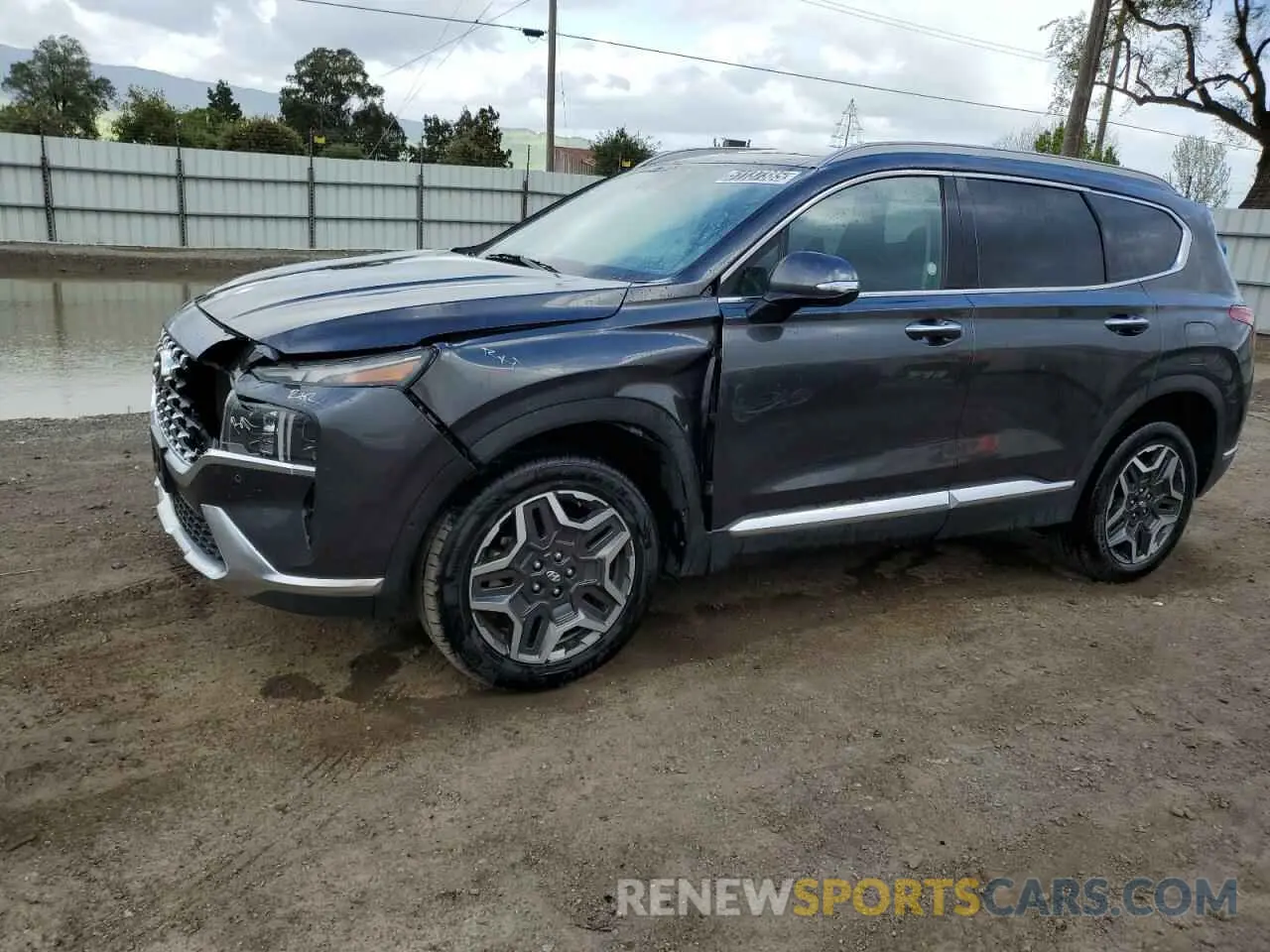 1 Photograph of a damaged car 5NMS4DAL6PH516967 HYUNDAI SANTA FE 2023