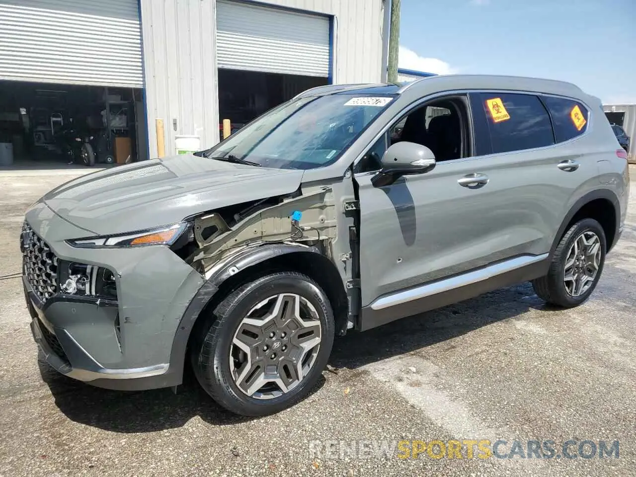 1 Photograph of a damaged car 5NMS4DAL8PH532703 HYUNDAI SANTA FE 2023
