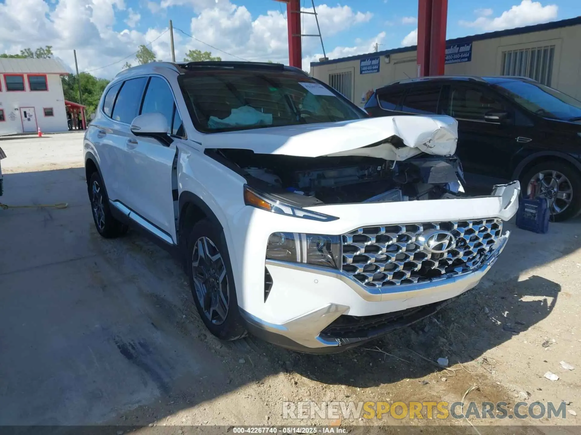 1 Photograph of a damaged car 5NMS4DAL8PH655580 HYUNDAI SANTA FE 2023