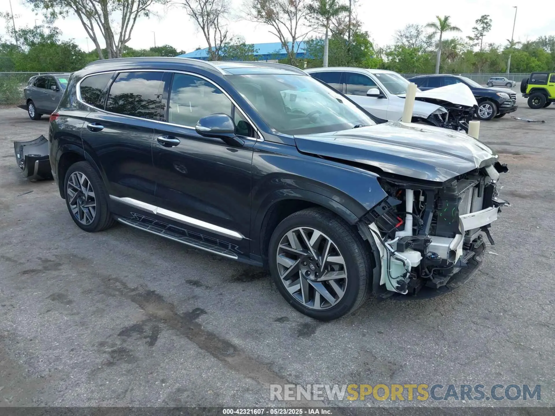 1 Photograph of a damaged car 5NMS54AL1PH492283 HYUNDAI SANTA FE 2023