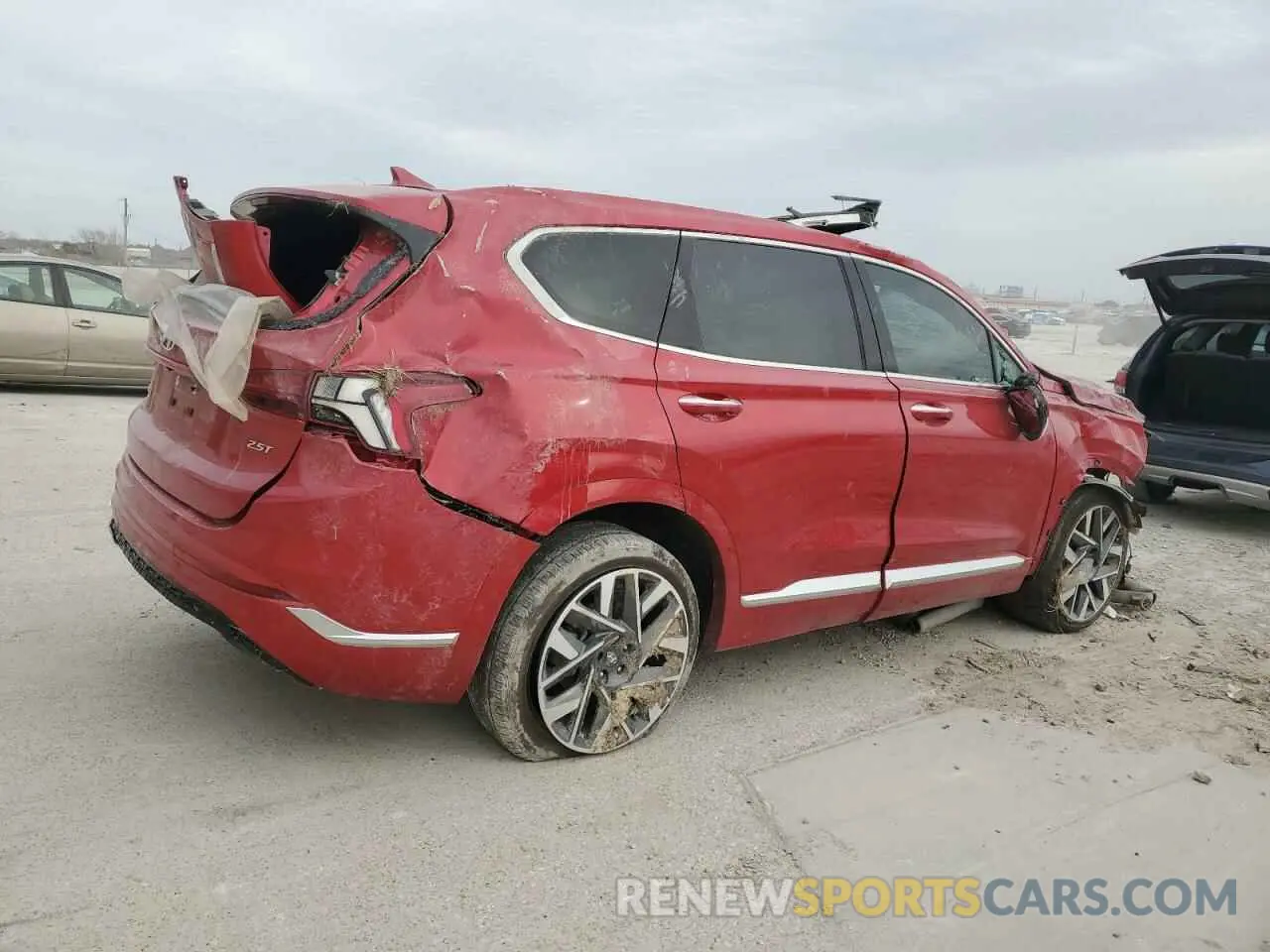 3 Photograph of a damaged car 5NMS54AL2PH495094 HYUNDAI SANTA FE 2023