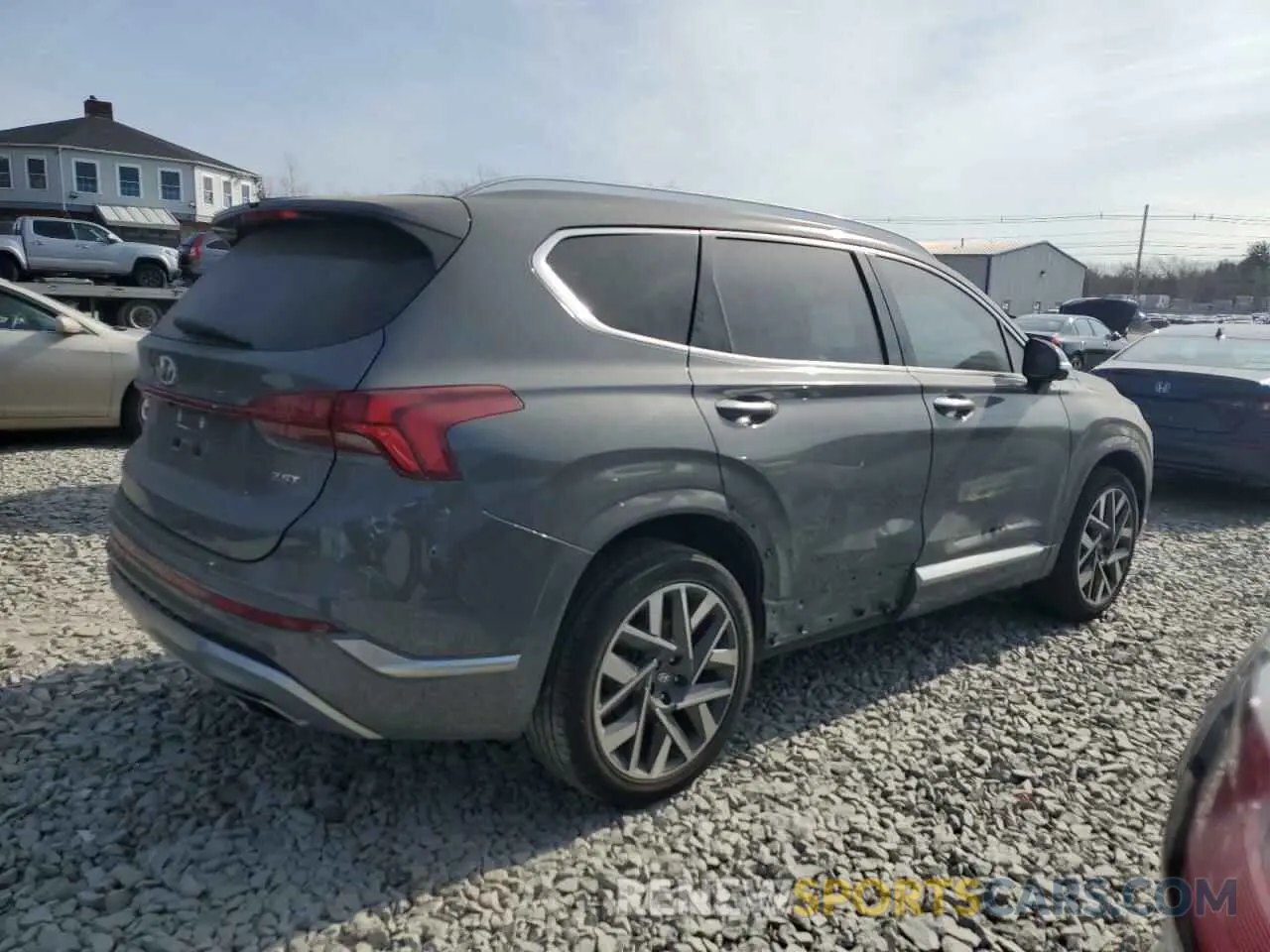 3 Photograph of a damaged car 5NMS54AL6PH494448 HYUNDAI SANTA FE 2023