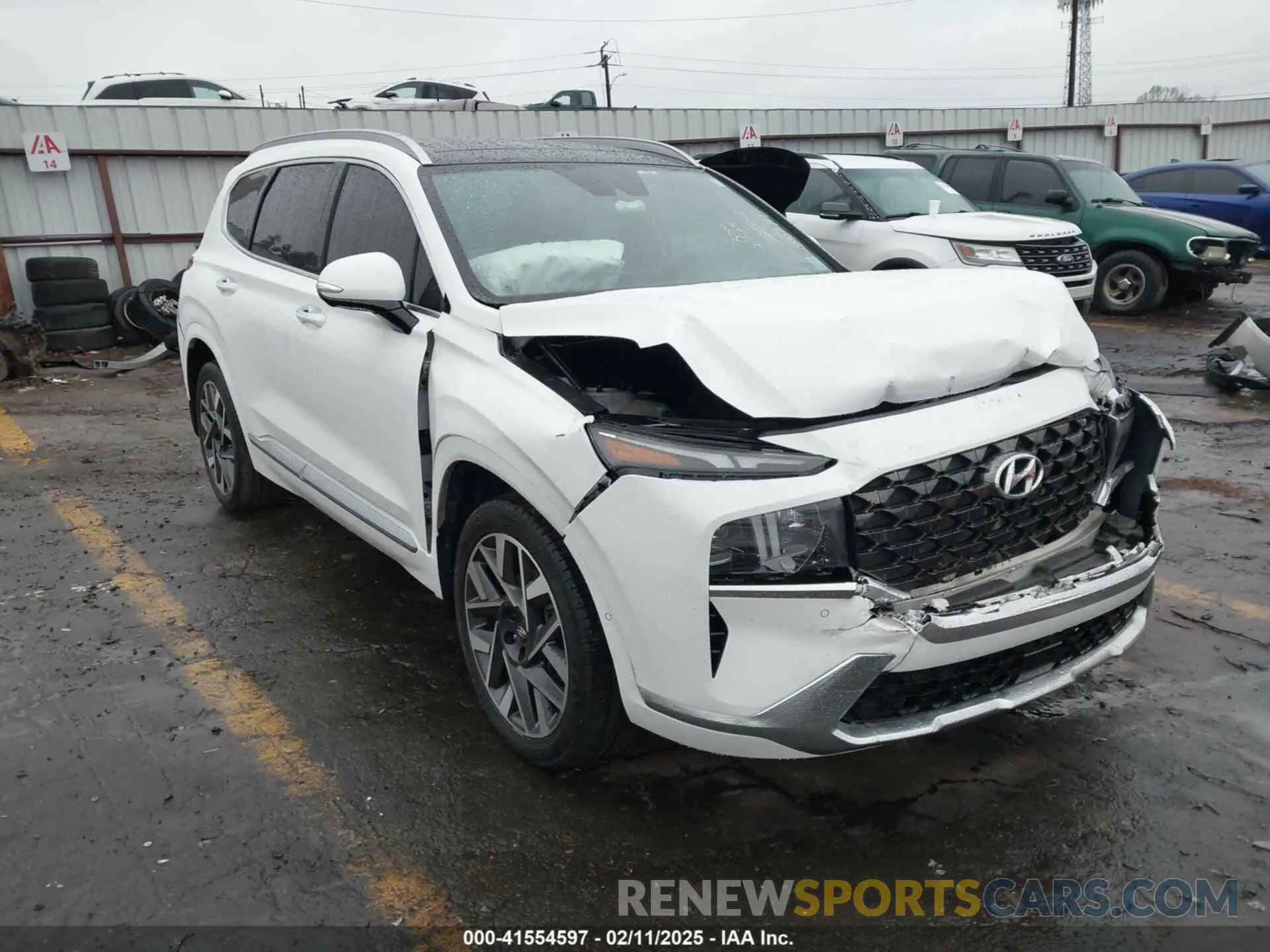 1 Photograph of a damaged car 5NMS54AL7PH522550 HYUNDAI SANTA FE 2023