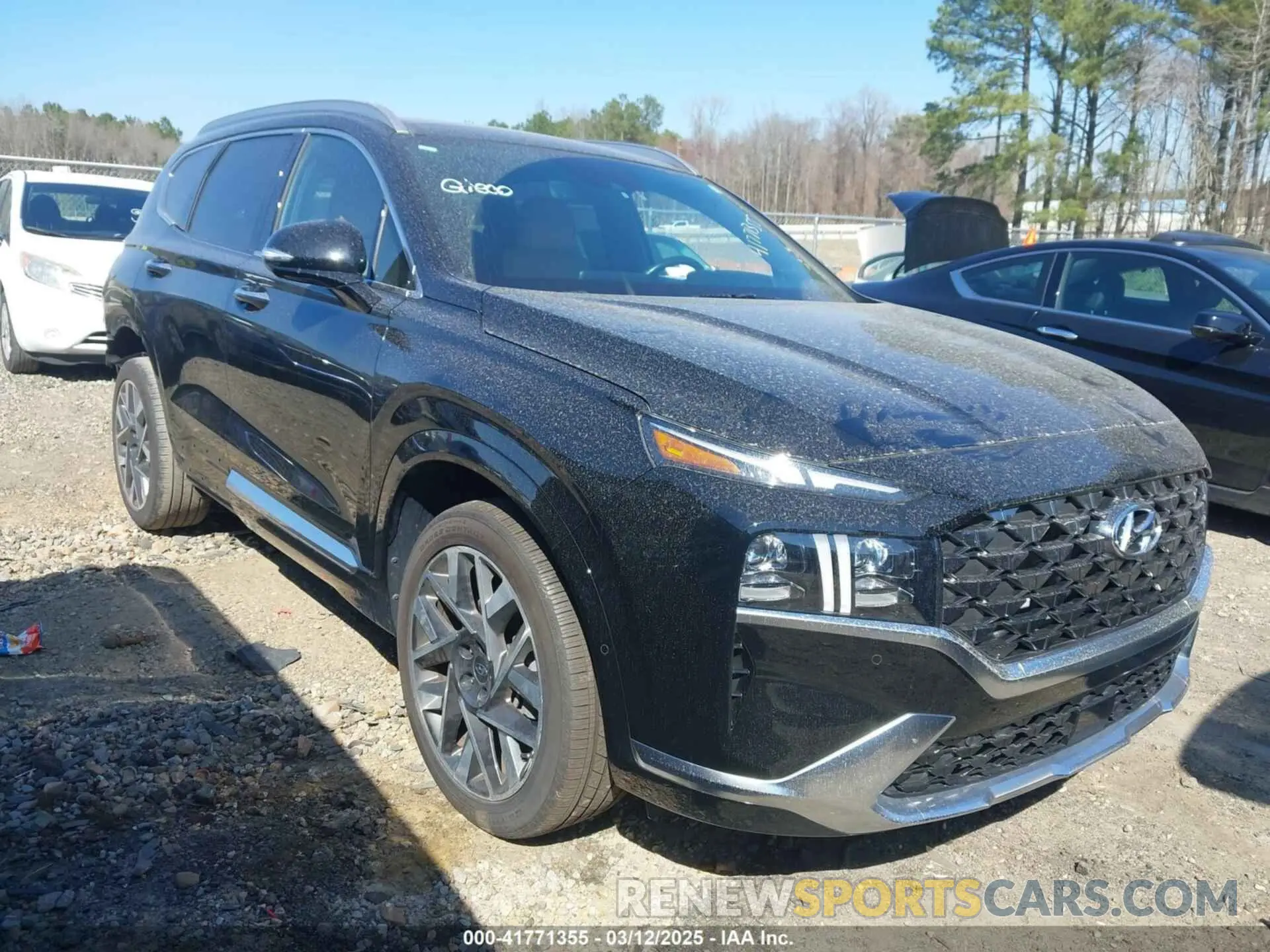 1 Photograph of a damaged car 5NMS54AL7PH577709 HYUNDAI SANTA FE 2023