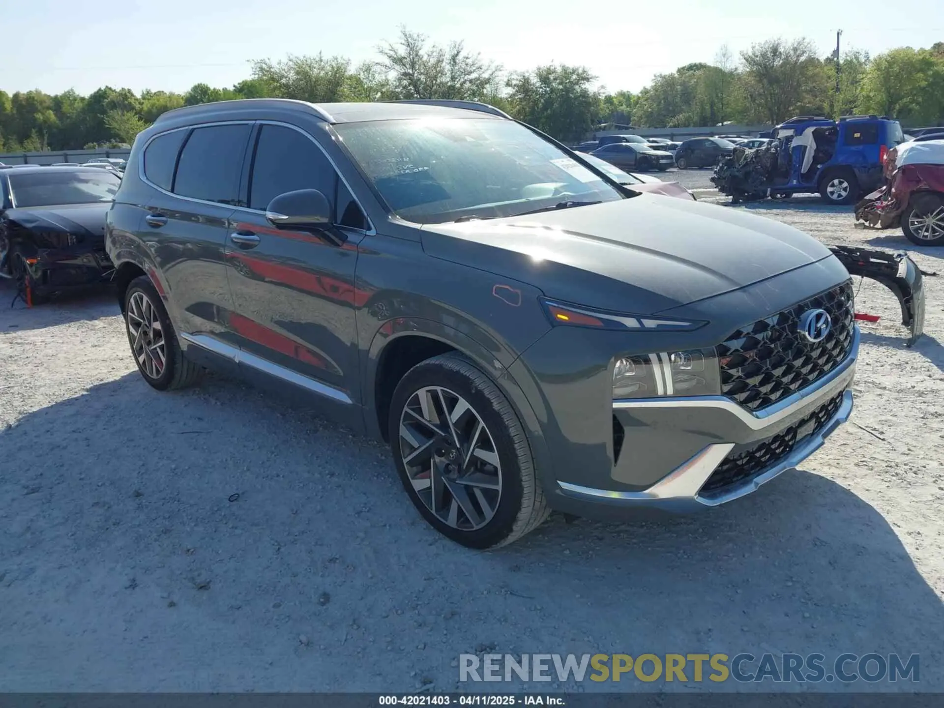 1 Photograph of a damaged car 5NMS54ALXPH542646 HYUNDAI SANTA FE 2023