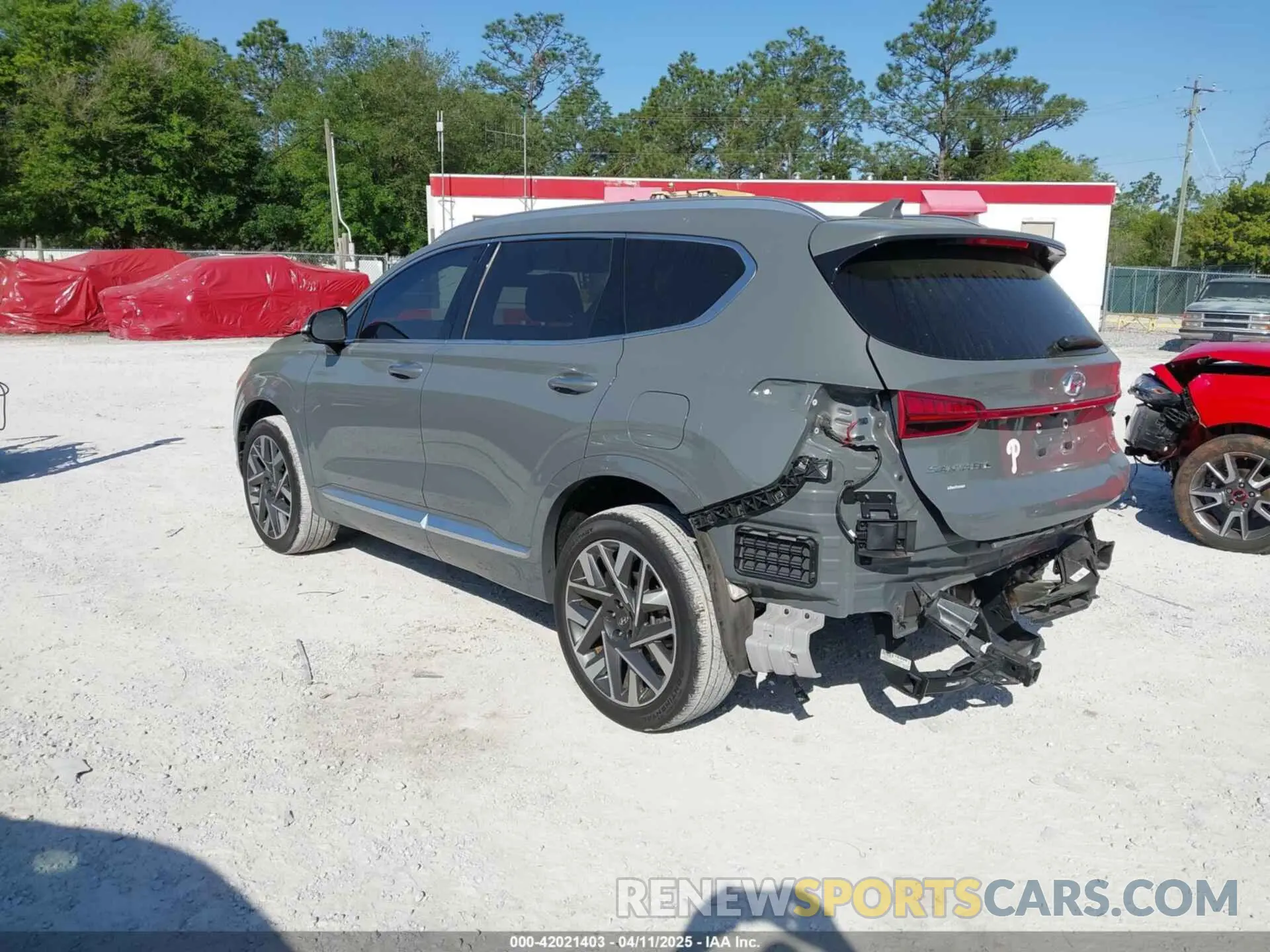 3 Photograph of a damaged car 5NMS54ALXPH542646 HYUNDAI SANTA FE 2023