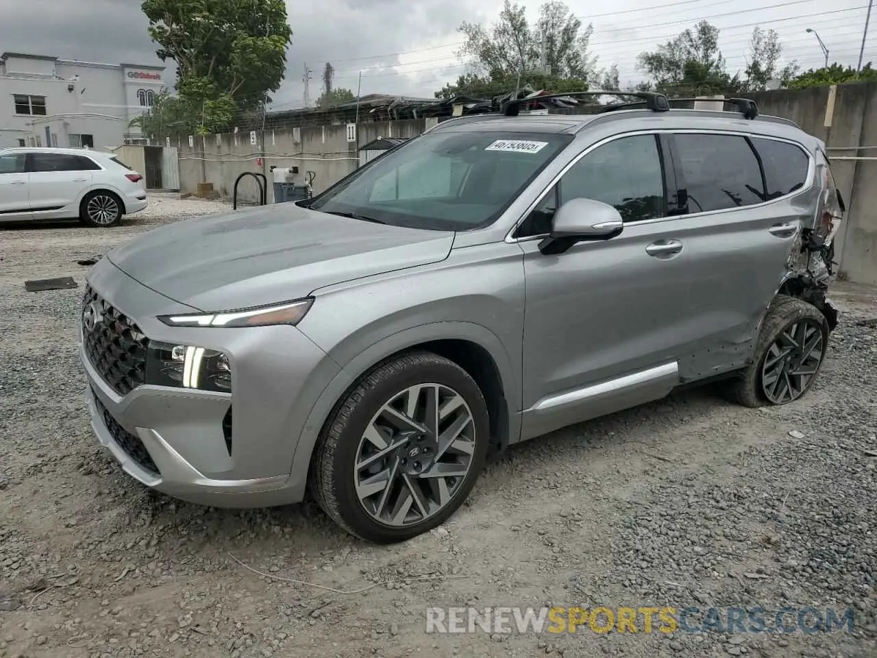1 Photograph of a damaged car 5NMS54ALXPH640611 HYUNDAI SANTA FE 2023
