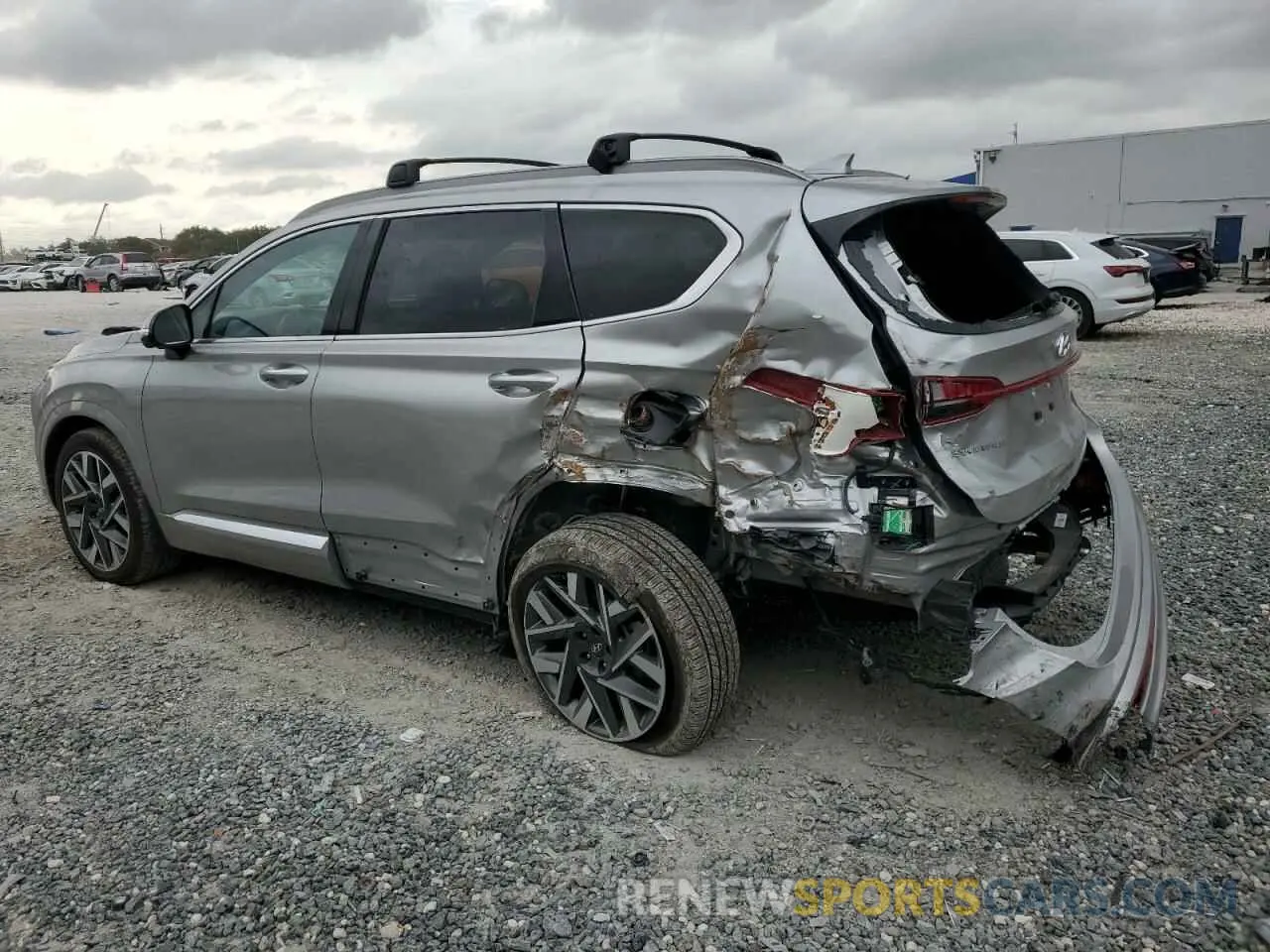 2 Photograph of a damaged car 5NMS54ALXPH640611 HYUNDAI SANTA FE 2023