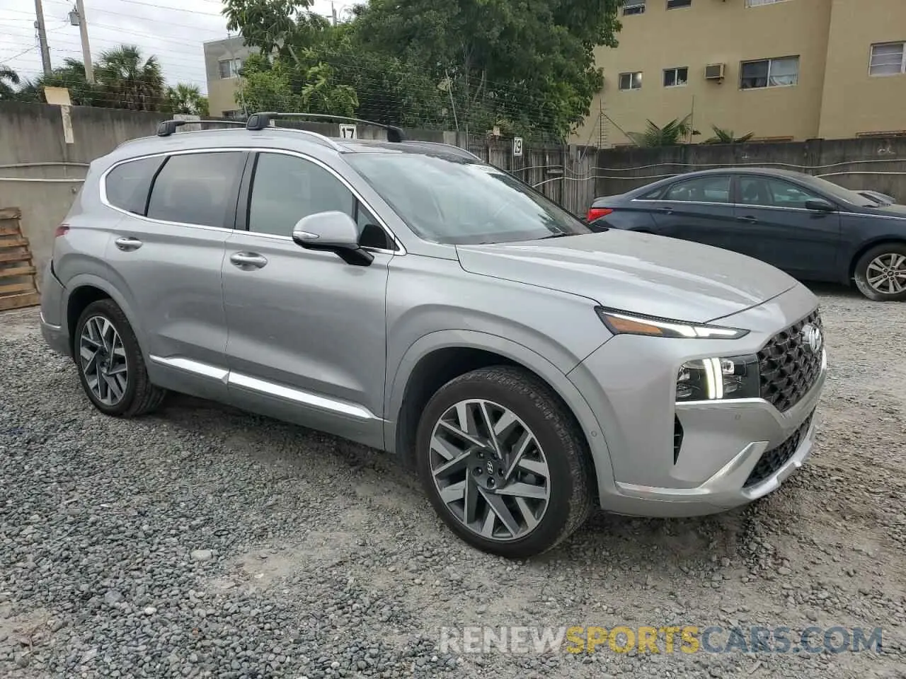 4 Photograph of a damaged car 5NMS54ALXPH640611 HYUNDAI SANTA FE 2023