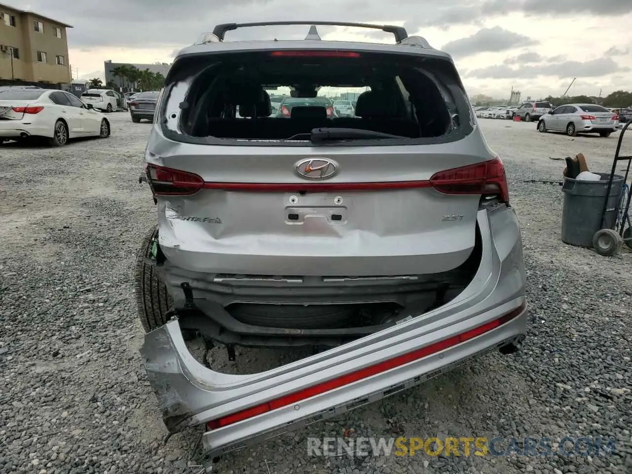 6 Photograph of a damaged car 5NMS54ALXPH640611 HYUNDAI SANTA FE 2023