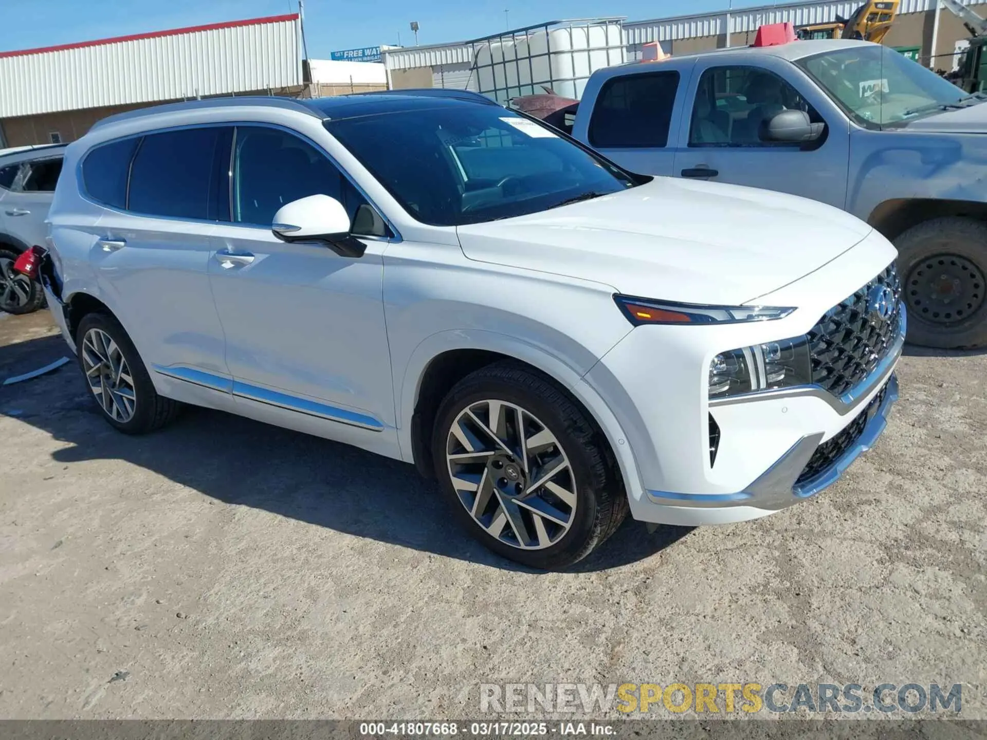 1 Photograph of a damaged car 5NMS54ALXPH647008 HYUNDAI SANTA FE 2023