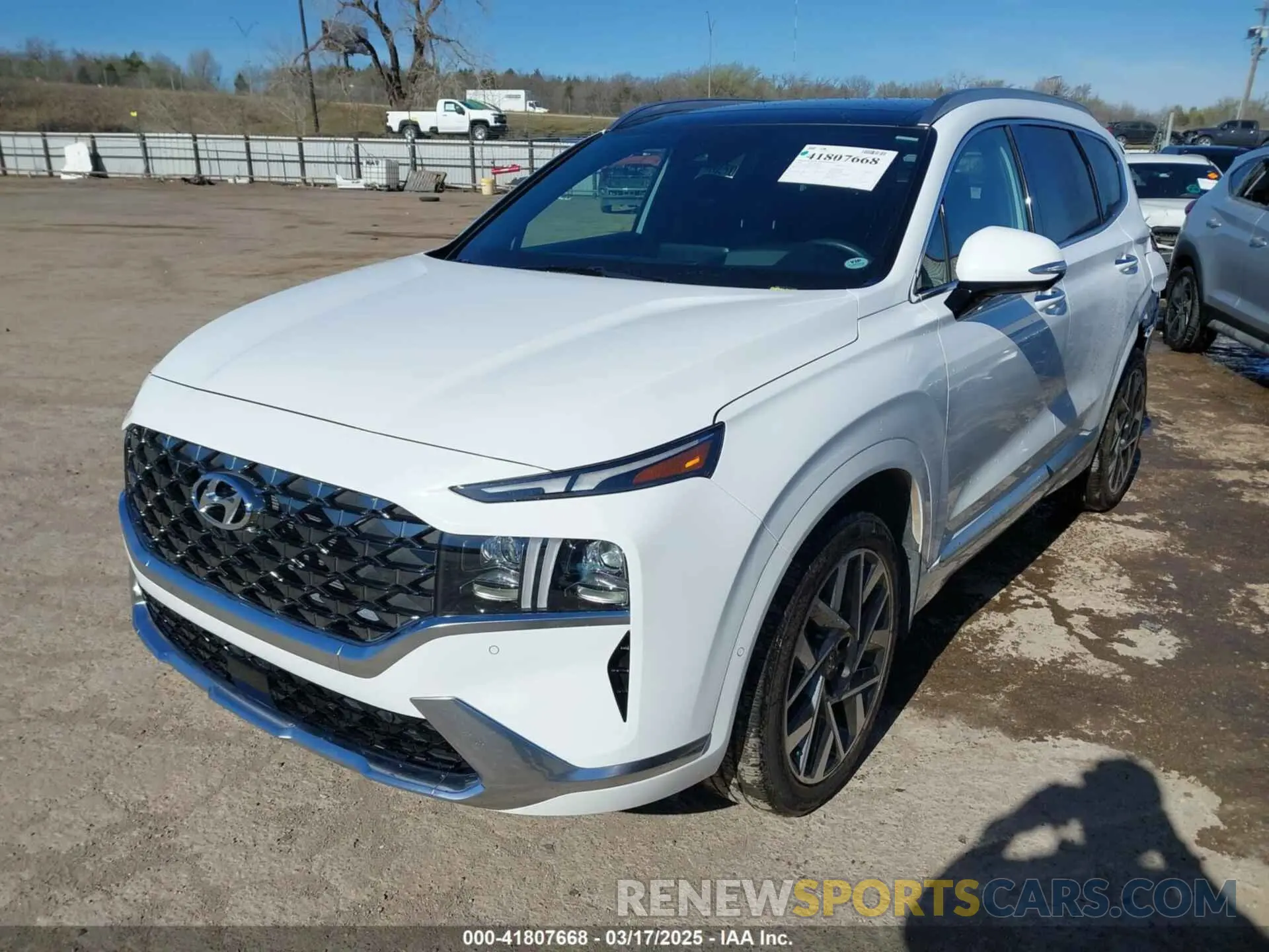 2 Photograph of a damaged car 5NMS54ALXPH647008 HYUNDAI SANTA FE 2023