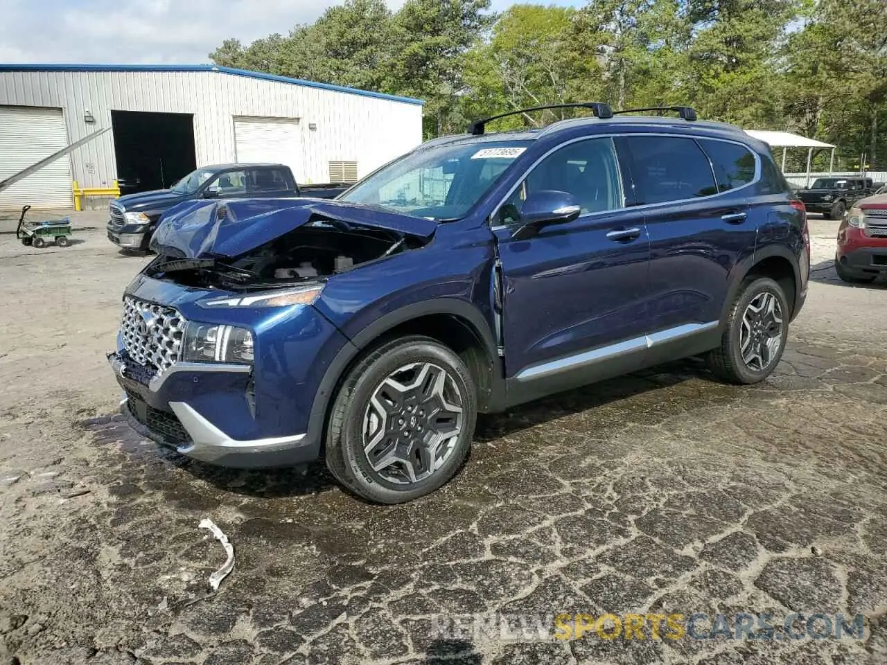 1 Photograph of a damaged car 5NMS5DA13PH000657 HYUNDAI SANTA FE 2023