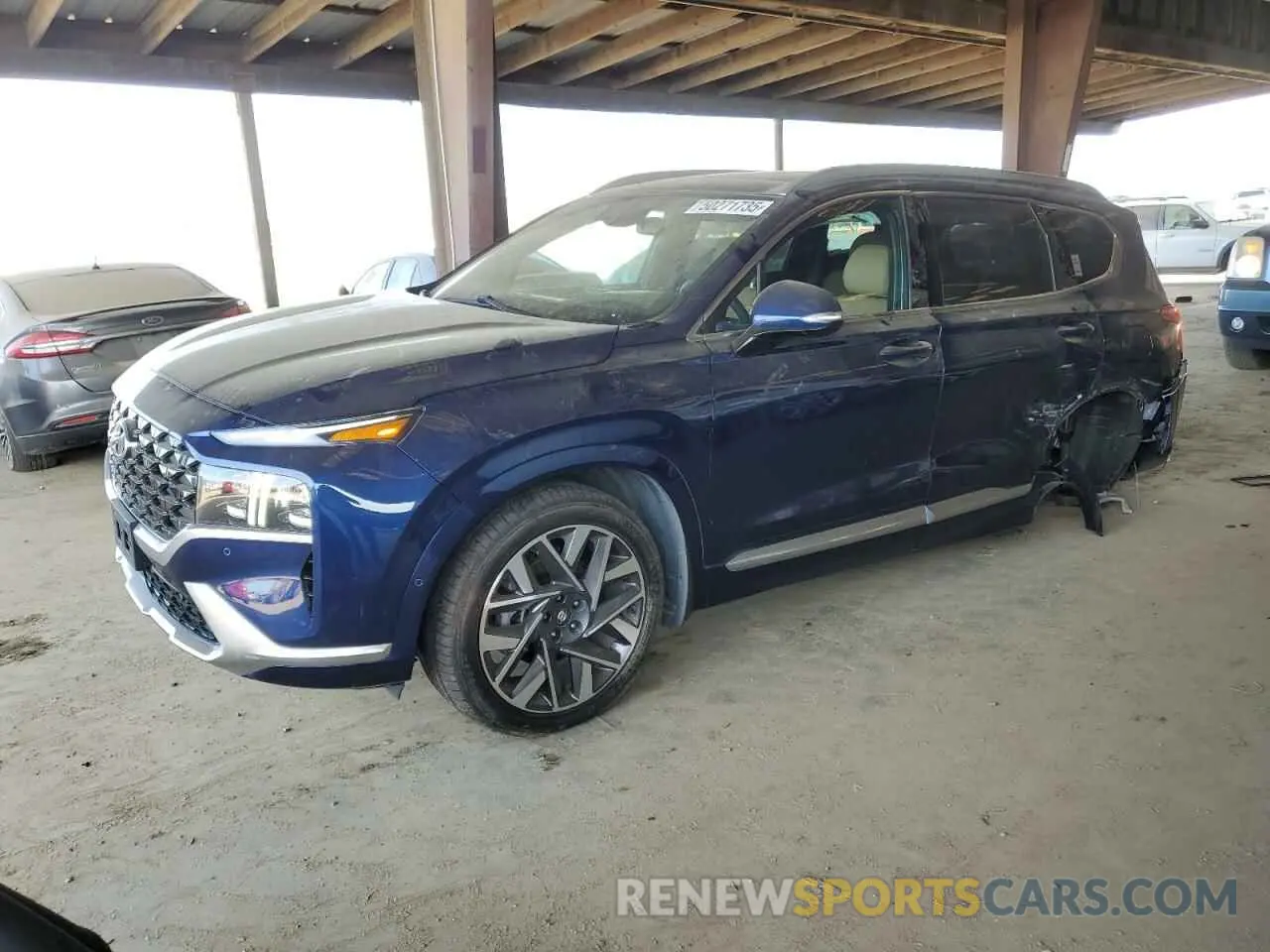 1 Photograph of a damaged car 5NMS5DAL8PH558179 HYUNDAI SANTA FE 2023