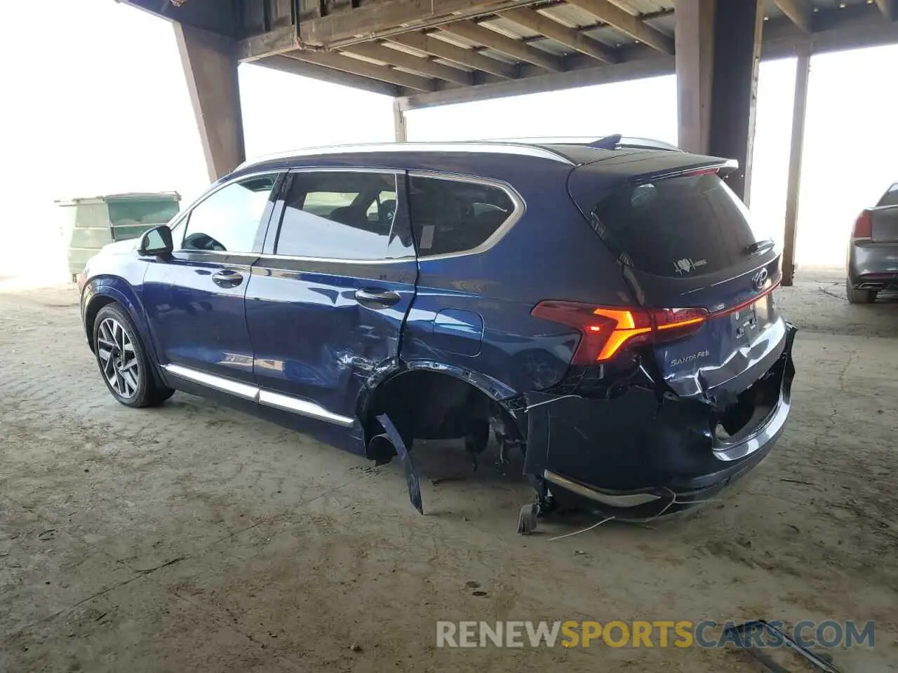 2 Photograph of a damaged car 5NMS5DAL8PH558179 HYUNDAI SANTA FE 2023