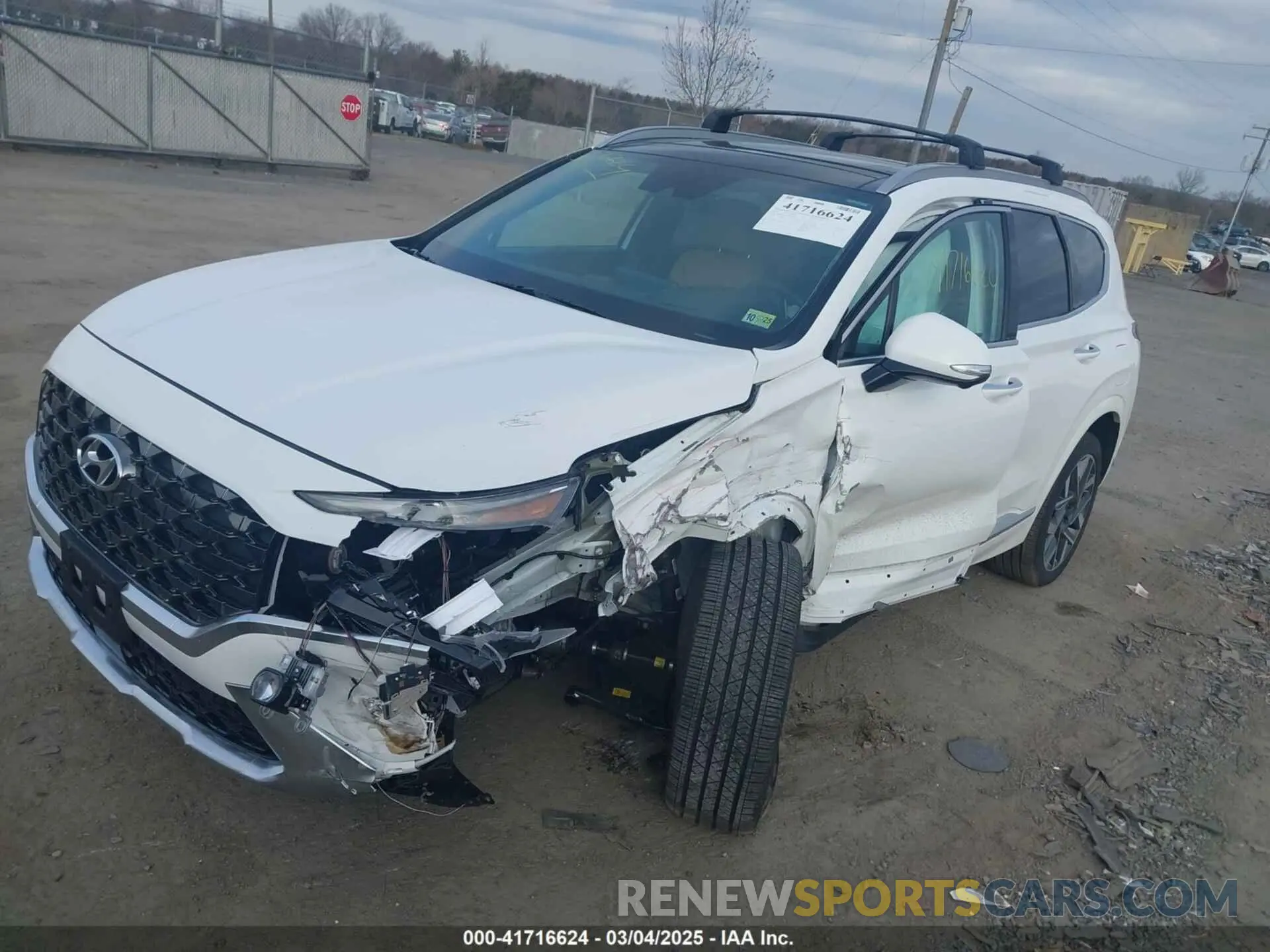 2 Photograph of a damaged car 5NMS5DALXPH634937 HYUNDAI SANTA FE 2023