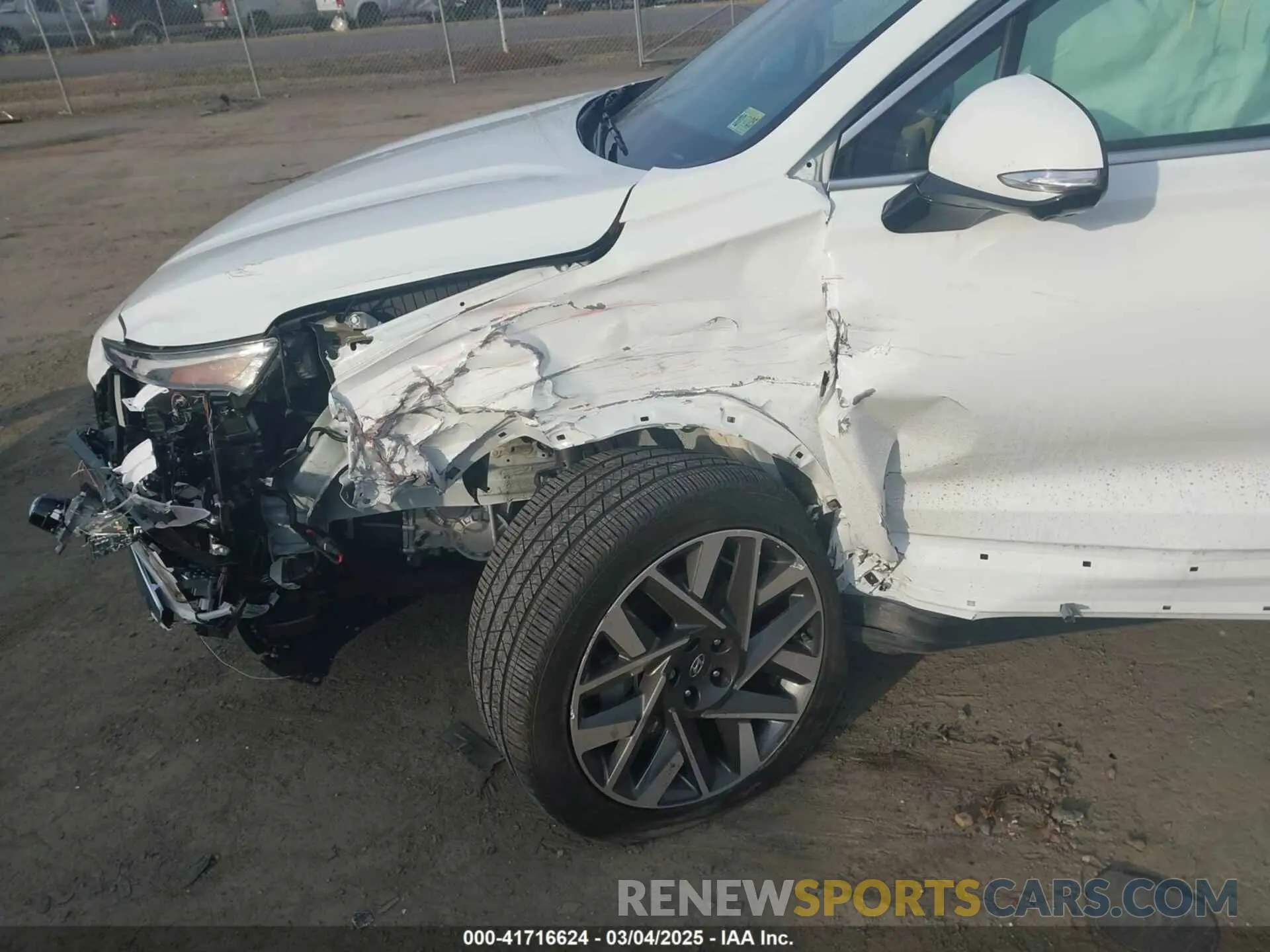 6 Photograph of a damaged car 5NMS5DALXPH634937 HYUNDAI SANTA FE 2023